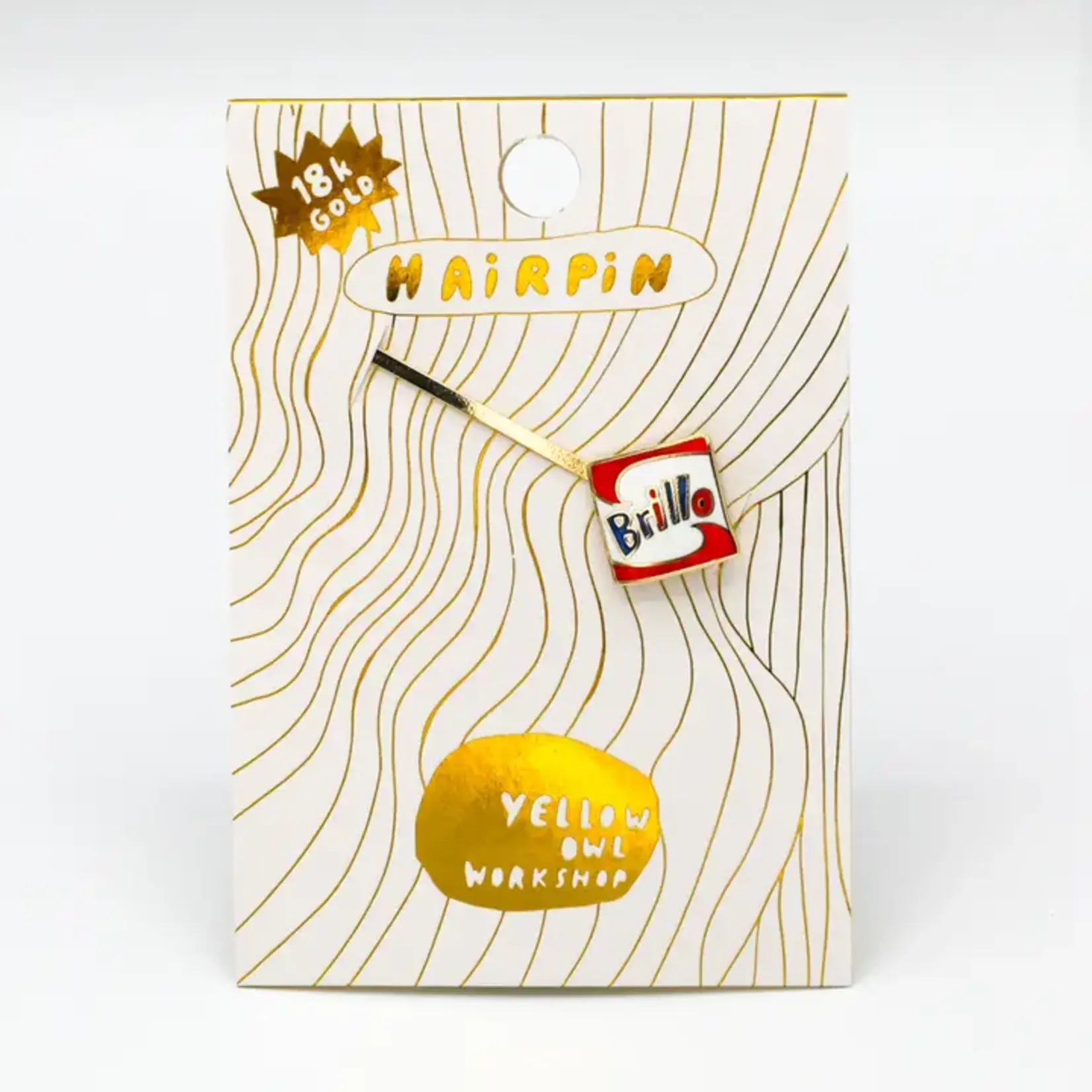 Brillo Box Hair Pin