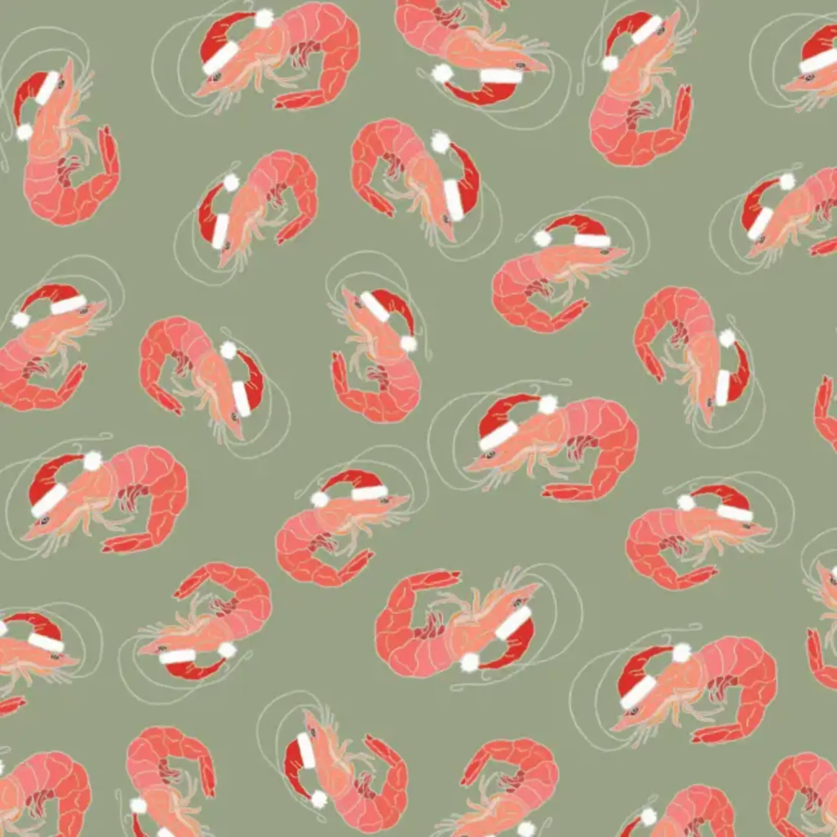 Santa Shrimp Gift Wrapping