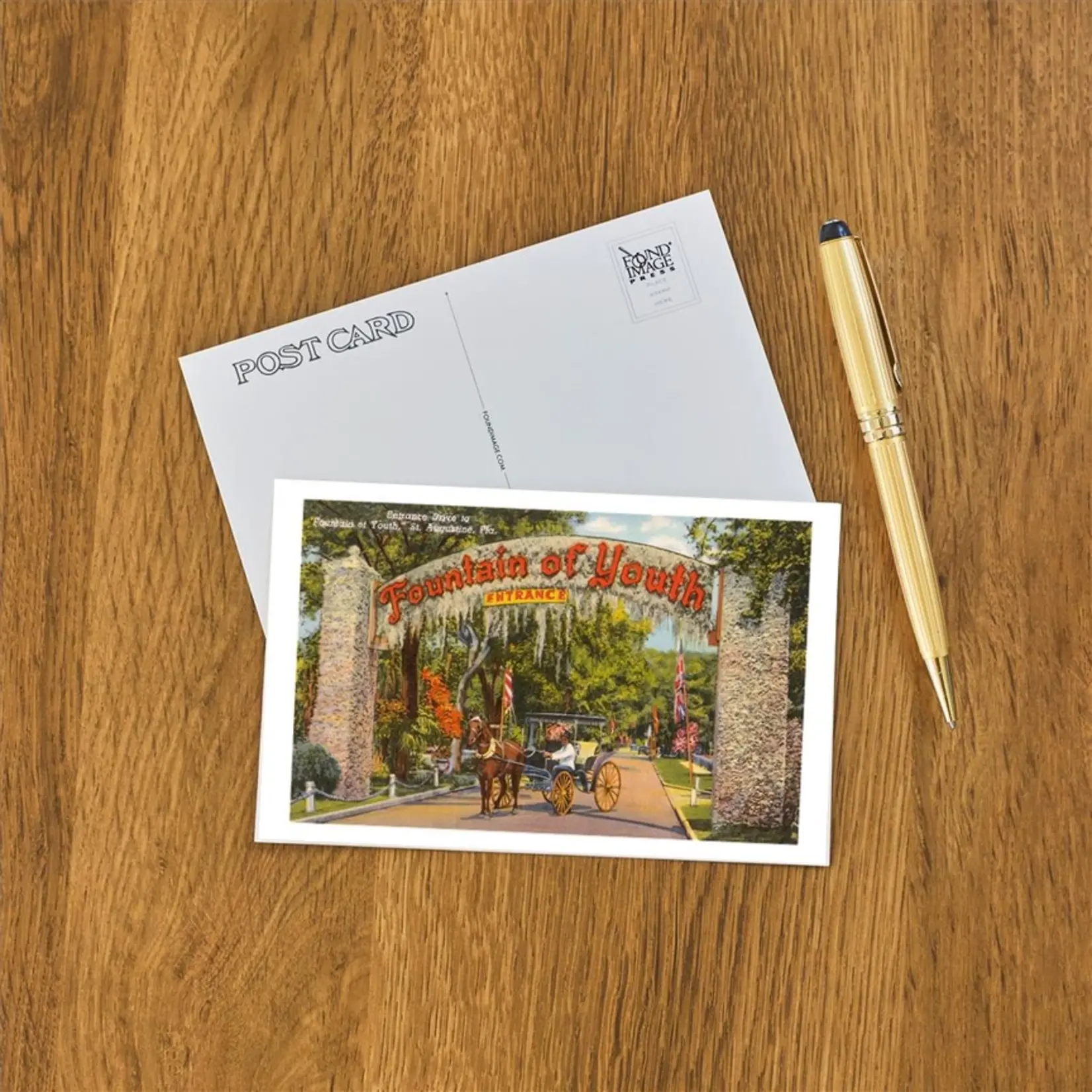 Found Image Press's "Fountain of Youth" 5.5" x 3.5" Postcard