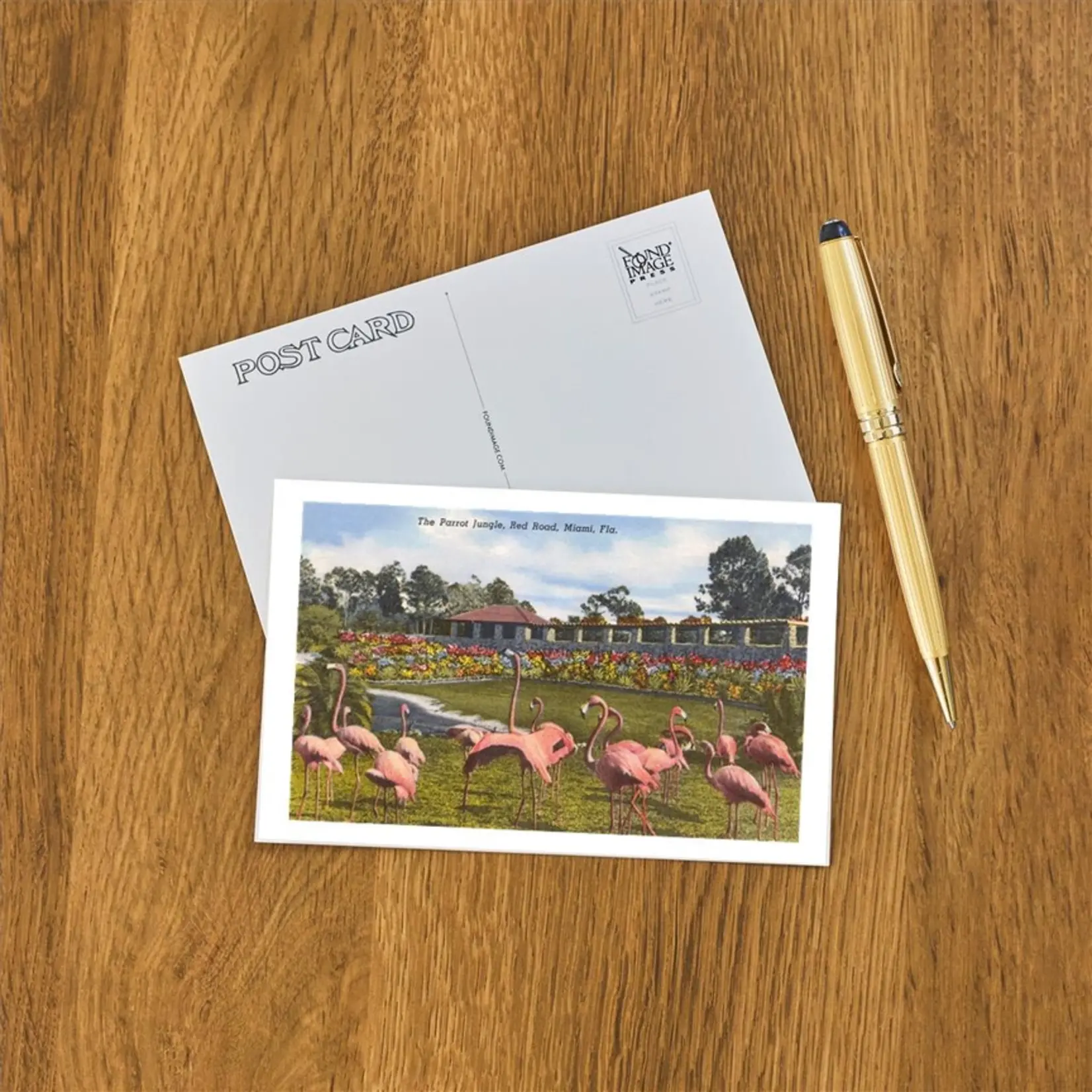 Found Image Press's "Flamingos in Miami" 5.5" x 3.5" Postcard