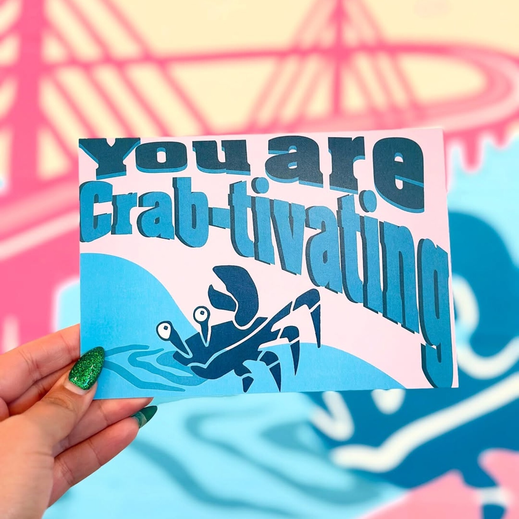 FloridaRAMA Ashley Cantero "Crabtivating" 5" x 7" Post Art