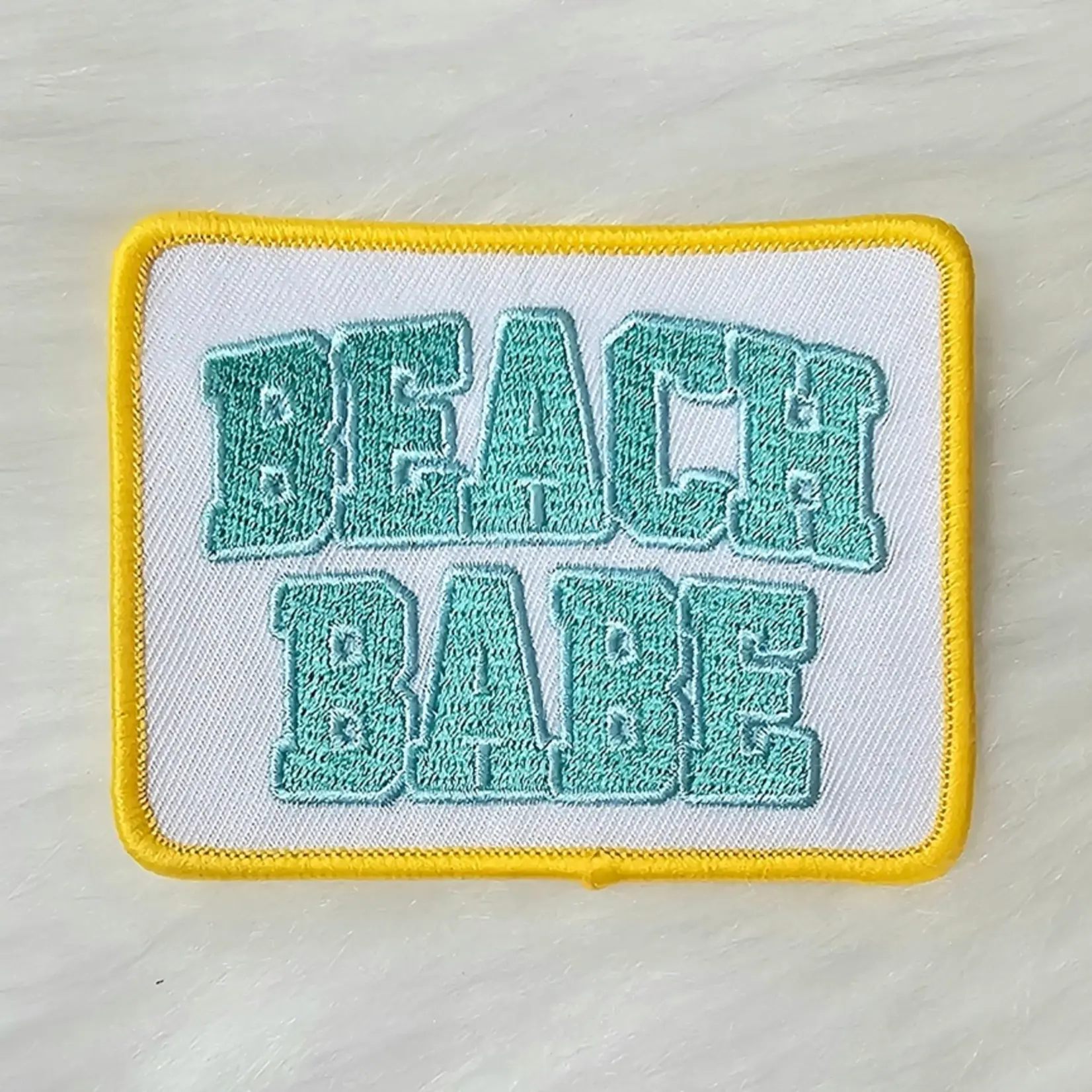 "Beach Babe" Iron on Patch (4" x 3")