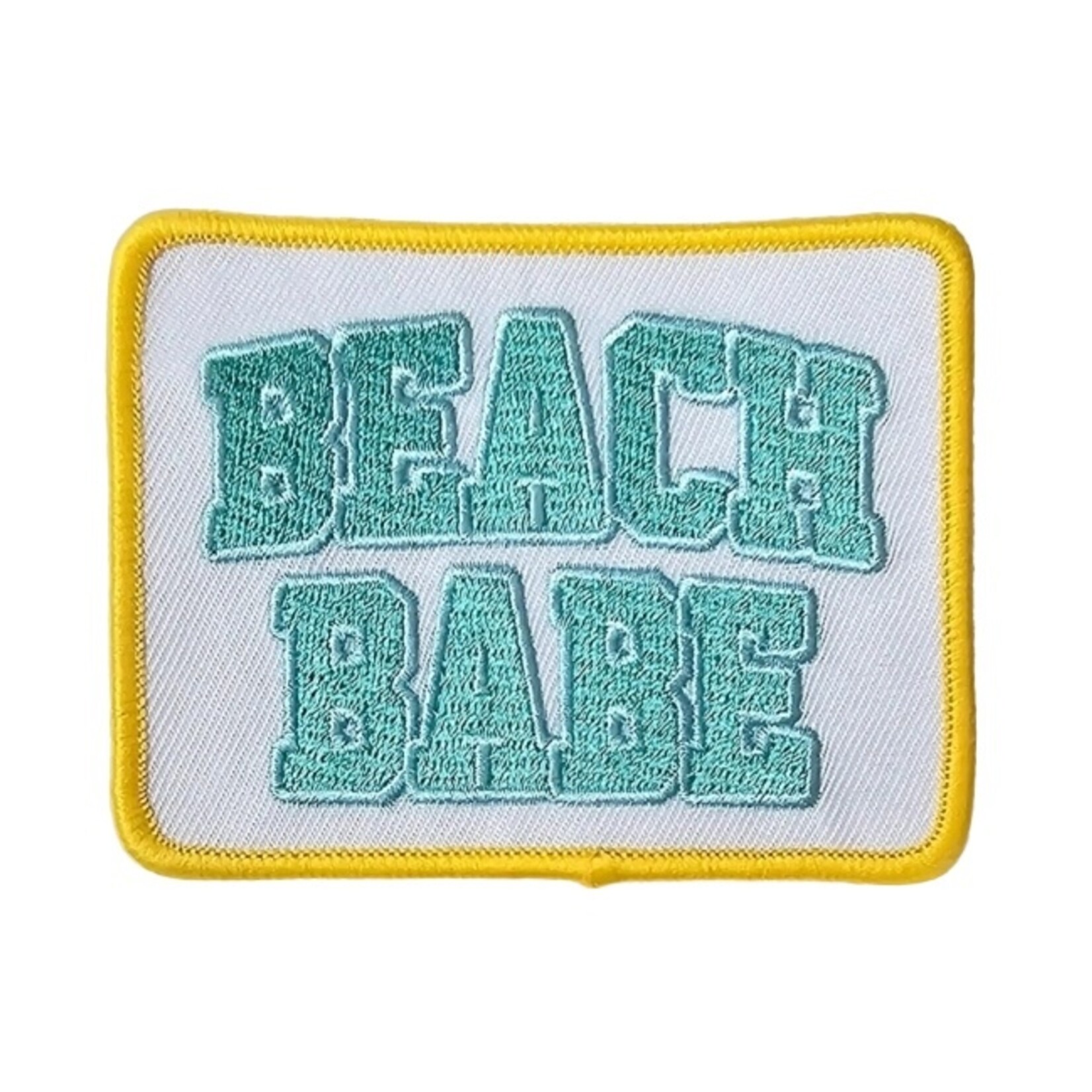 "Beach Babe" Iron on Patch (4" x 3")