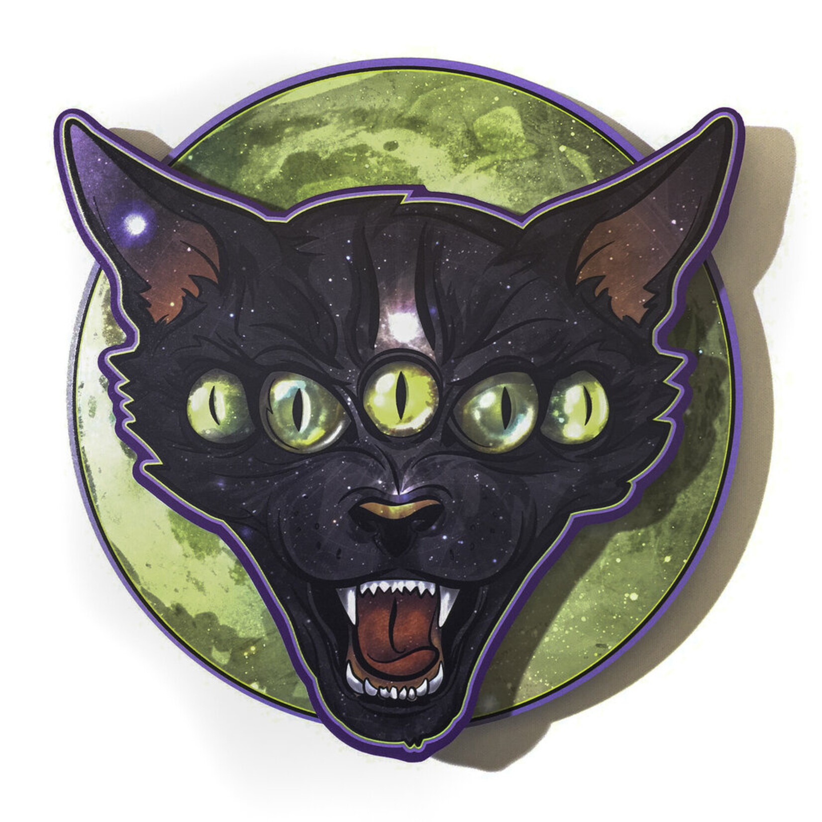 Miss Crit Miss Crit "Moon Cat" Print (12")