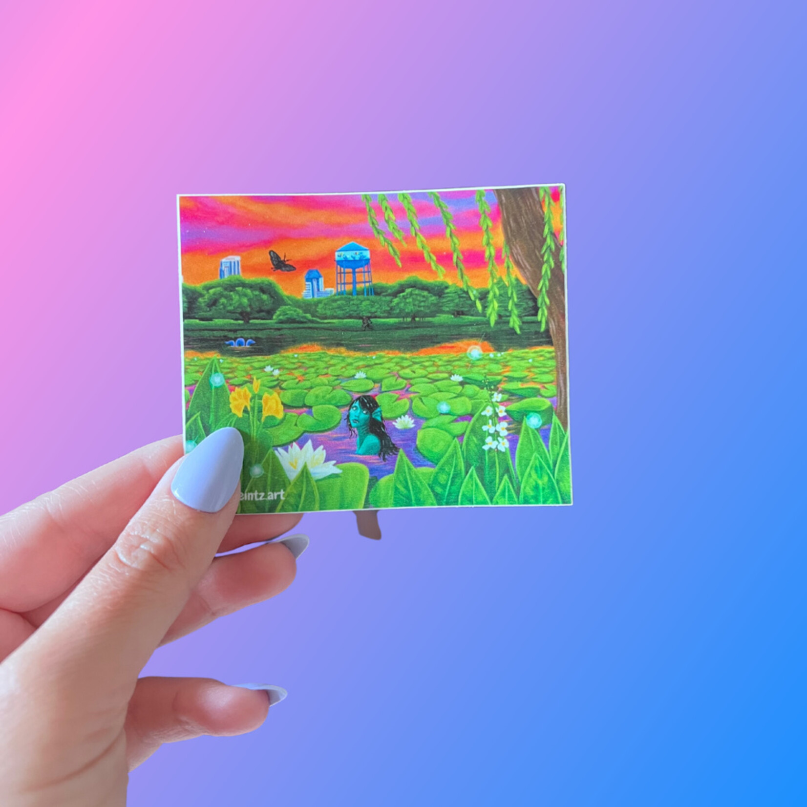 Kayla Heintz Kayla Heintz's "Crescent Lake Cryptids" Sticker (3")