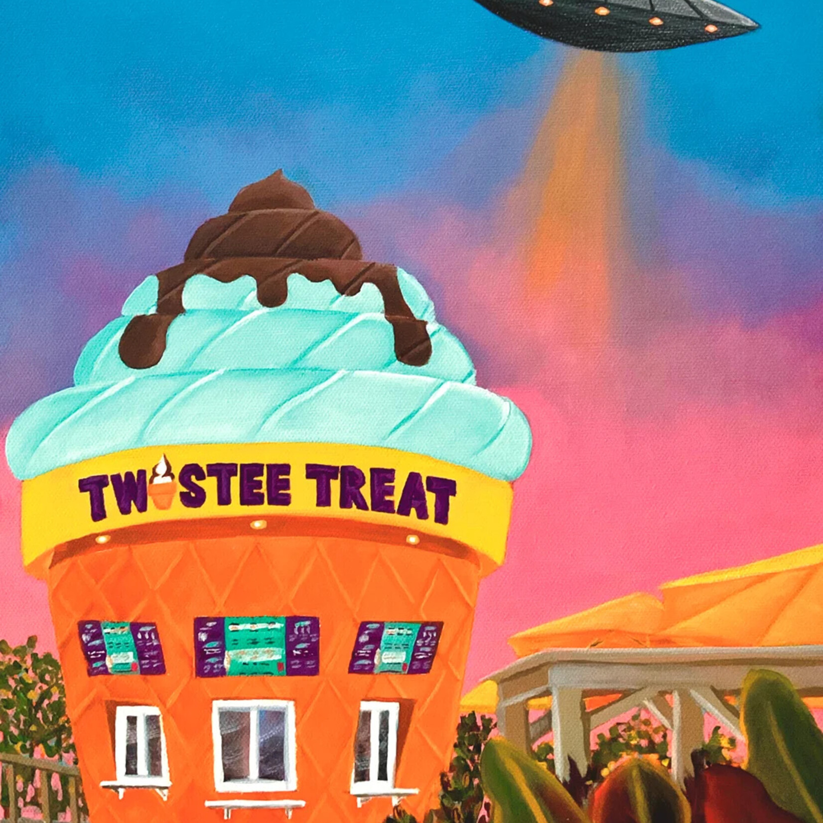 Kayla Heintz Kayla Heintz's “Twistee Treat UFO” 8" x 10" Art Print