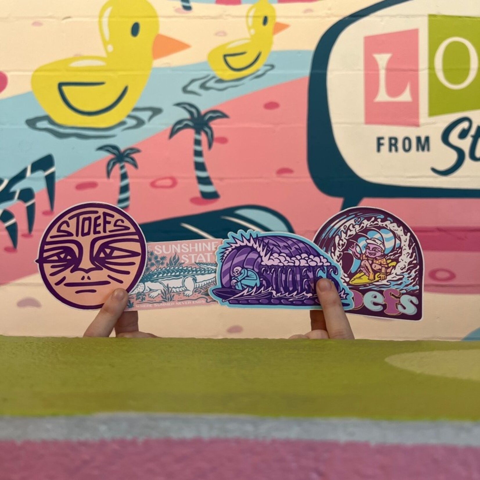 Stoefs Stoefs “Surfer” Sticker (3.5”)