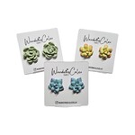 "Succulent Flower" Earrings