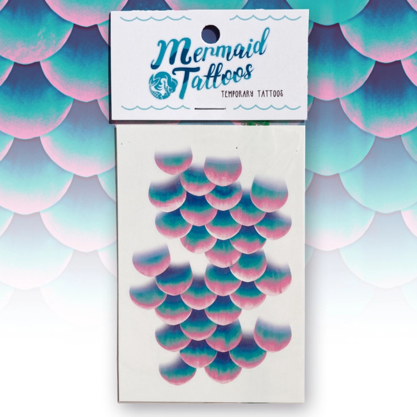 "Mermaid Scales" Temporary Tattoo