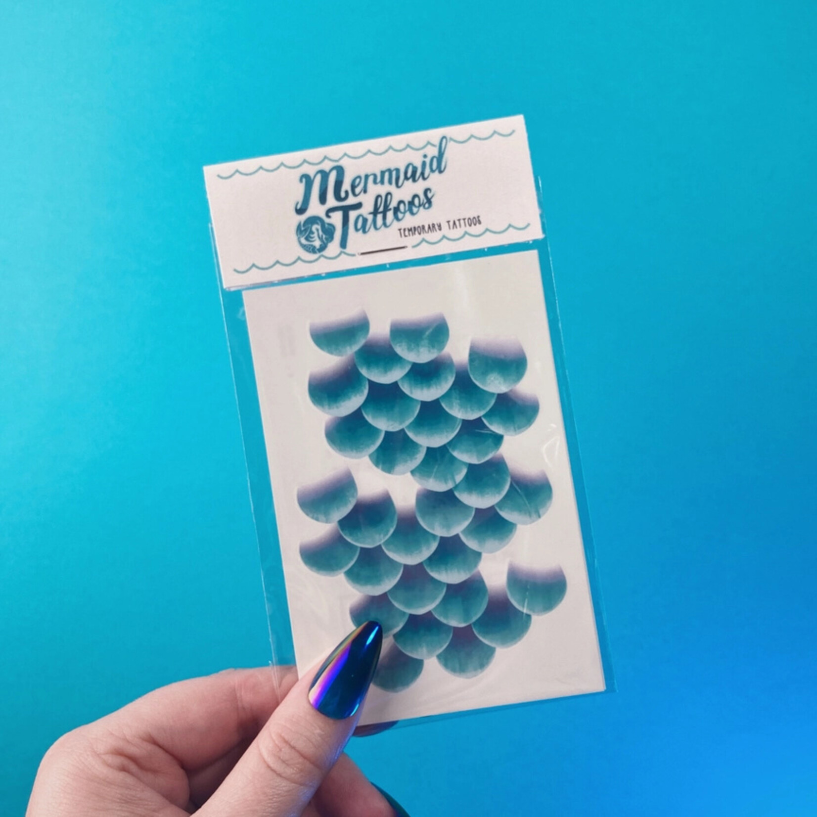 "Mermaid Scales" Temporary Tattoo