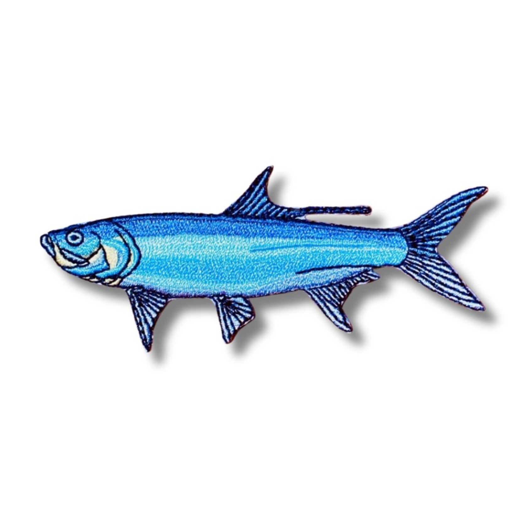 "Tarpon" Iron on Patch (4" x 2")