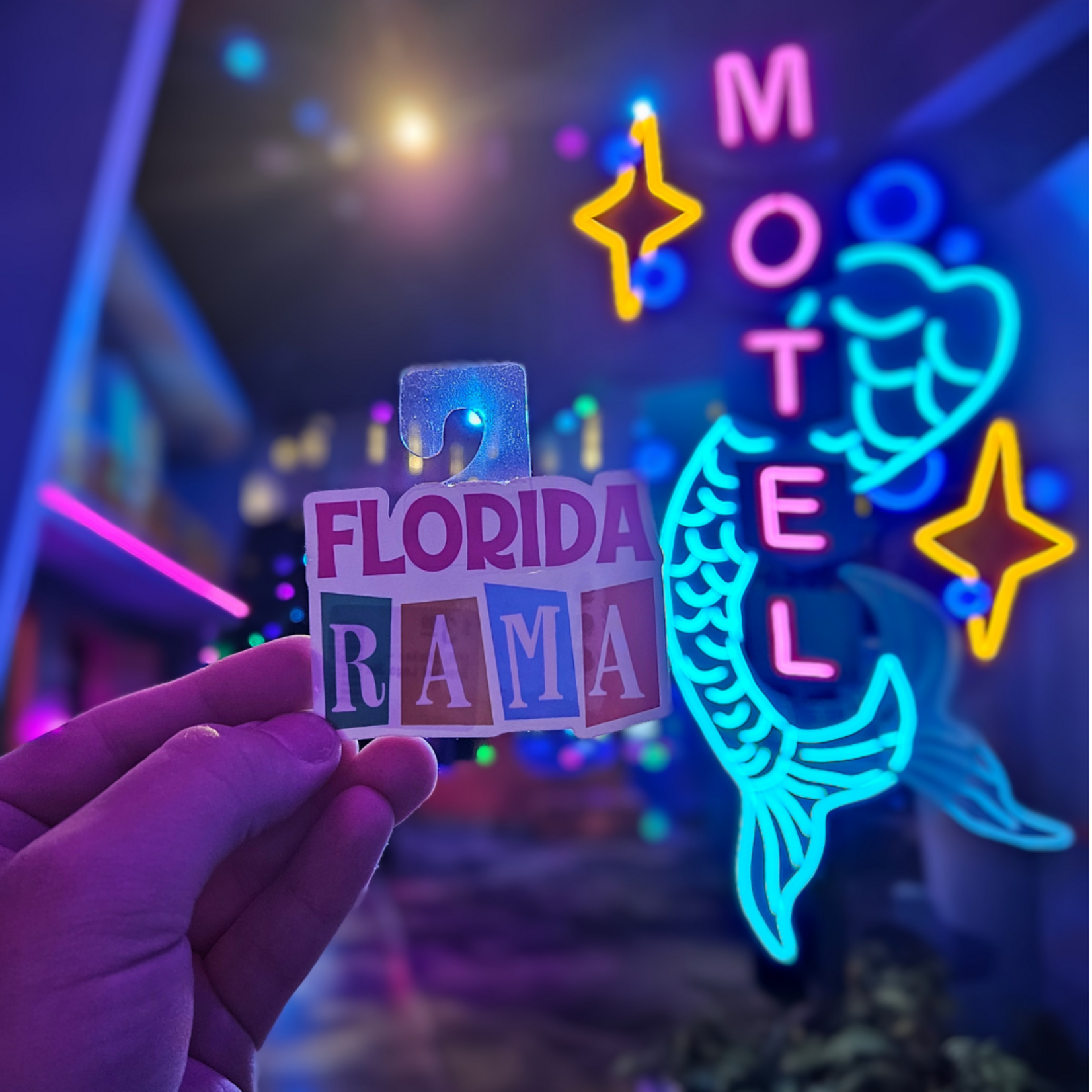 FloridaRAMA "FloridaRAMA Stacked Logo" Sticker (3")