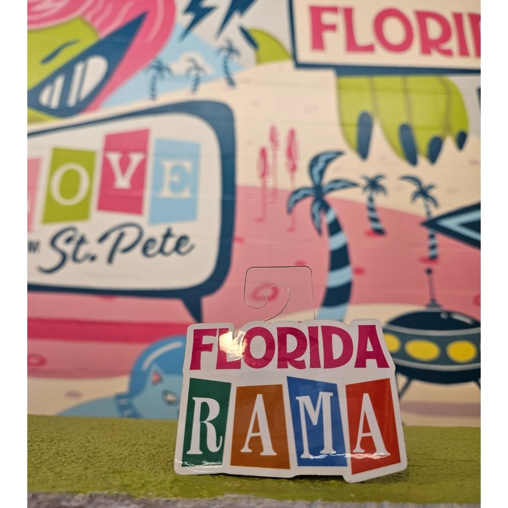 FloridaRAMA "FloridaRAMA Stacked Logo" Sticker (3")