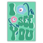 FloridaRAMA "I See You" 5" x 7" Post Art