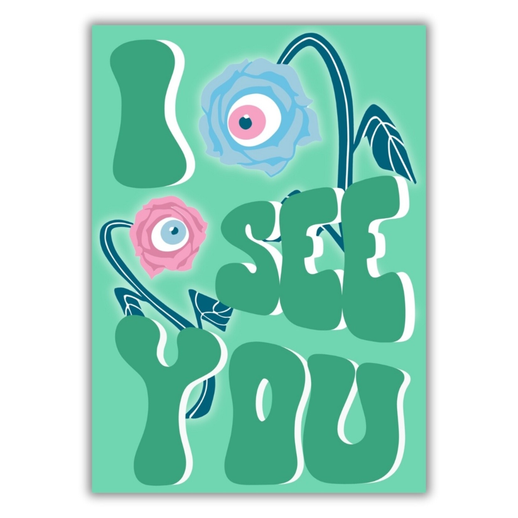 FloridaRAMA Ashley Cantero "I See You" 5" x 7" Post Art
