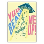 FloridaRAMA "You Beam Me Up" 5" x 7" Post Art