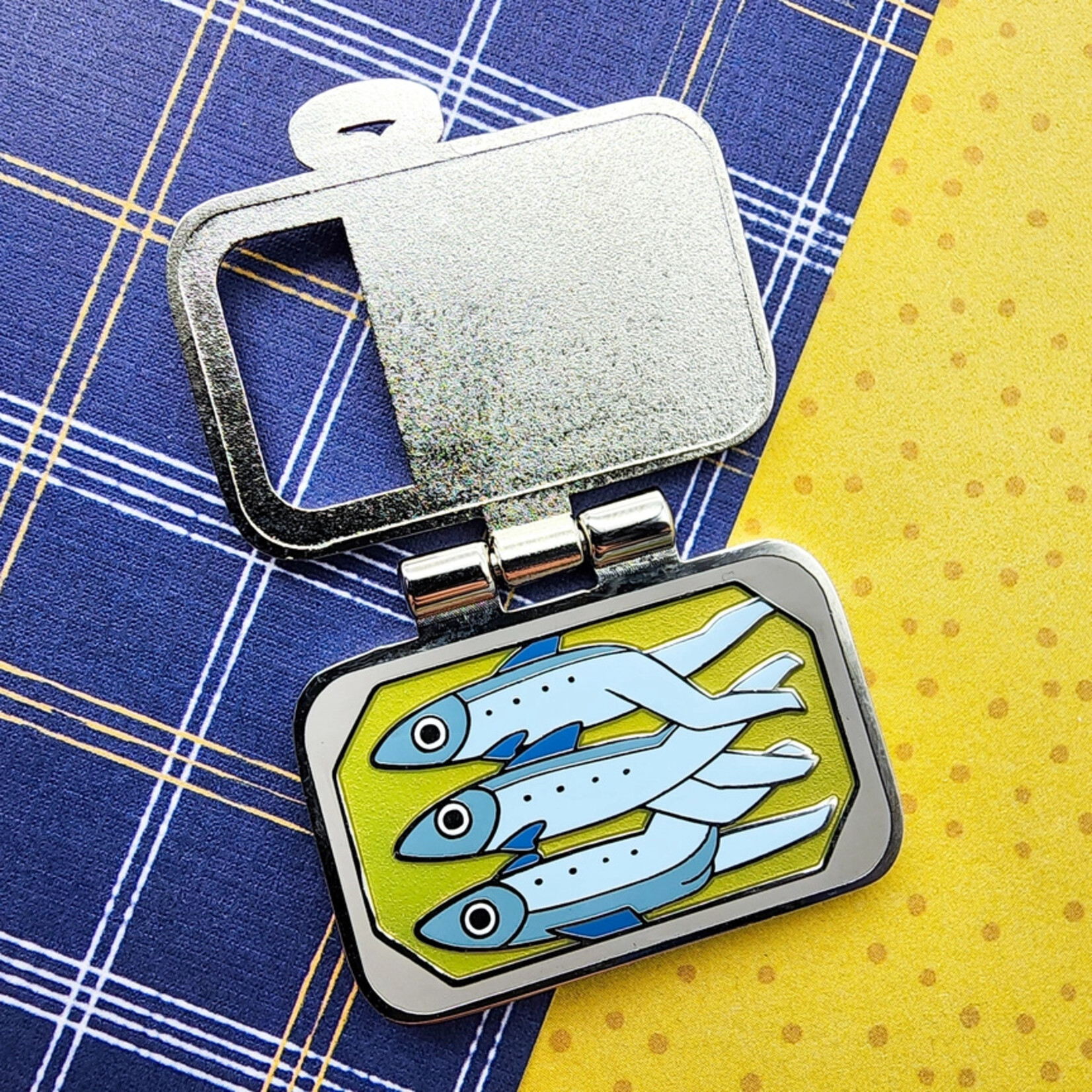 Packed Sardines Enamel Pin