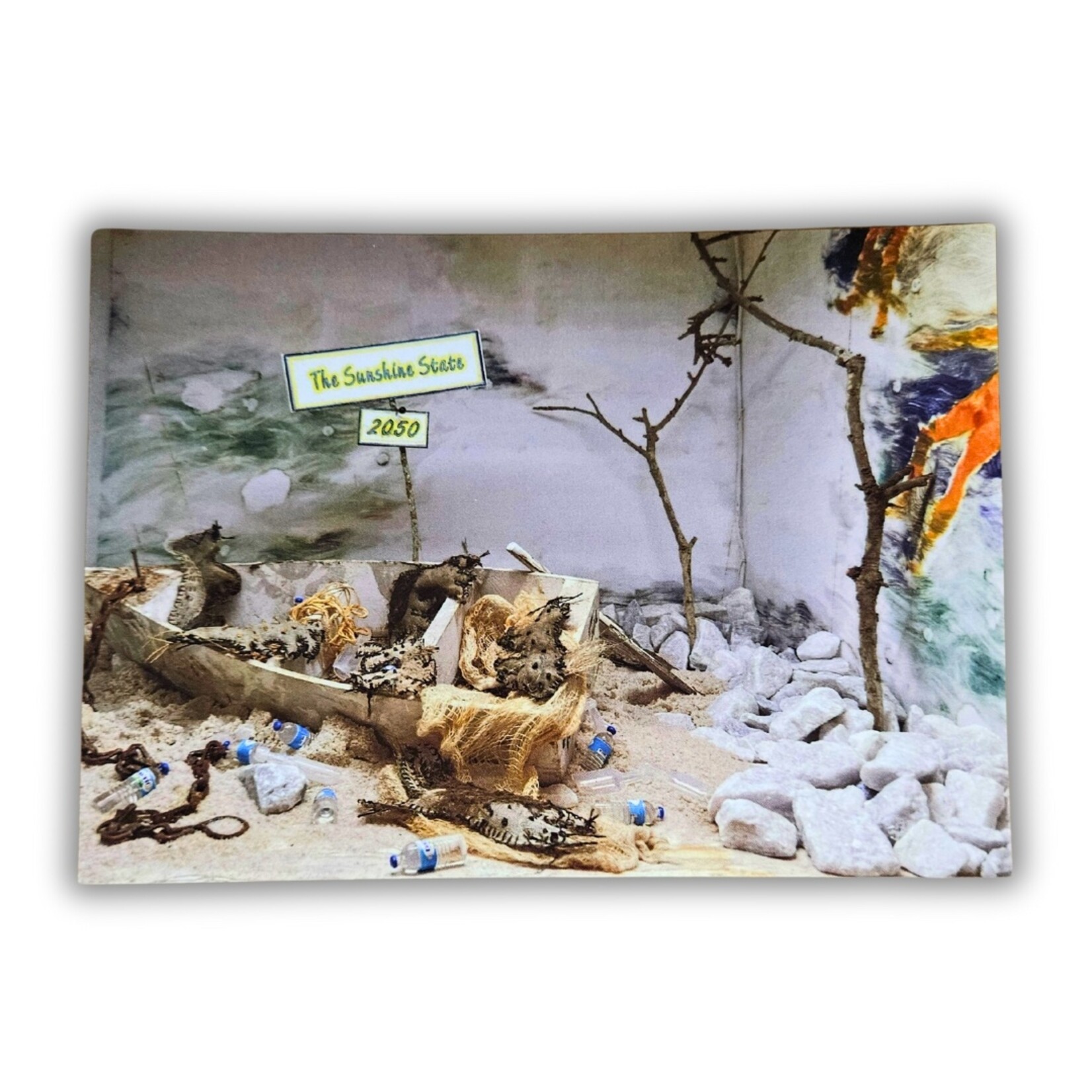 Babs Reingold Babs Reingold's "The Last Sea" 5" x 7" Post Art