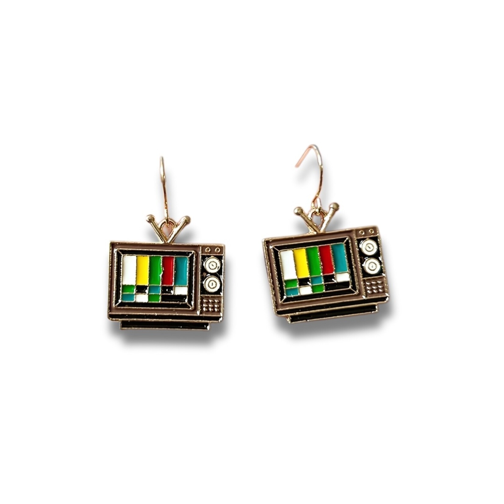 Retro TV Earrings