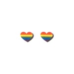 Pride Heart Earrings