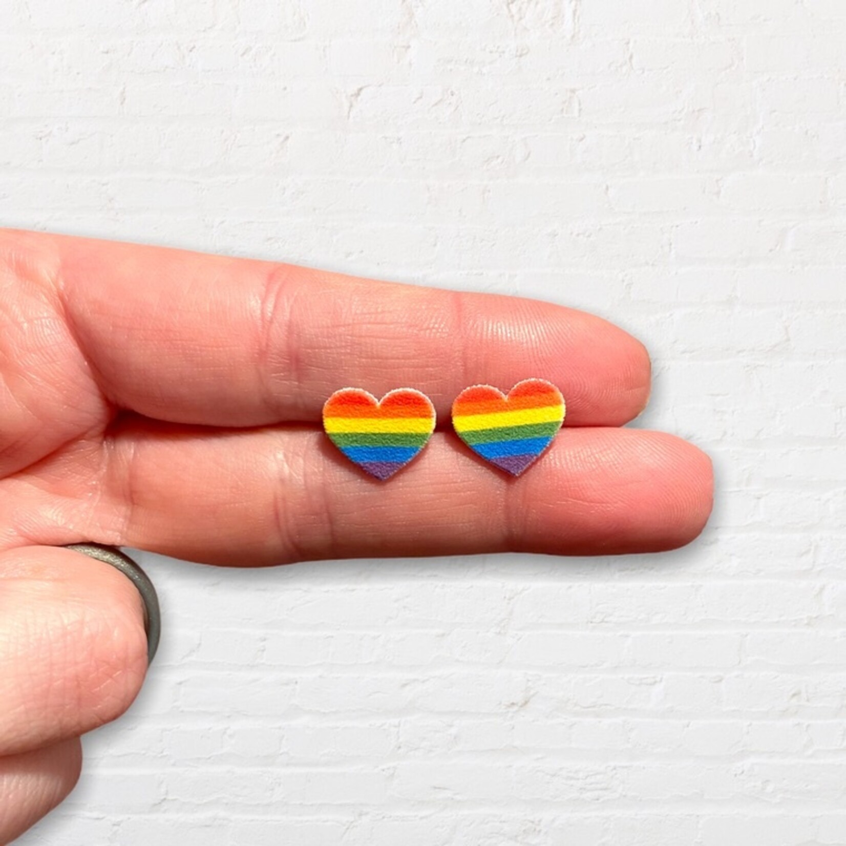 Pride Heart Earrings