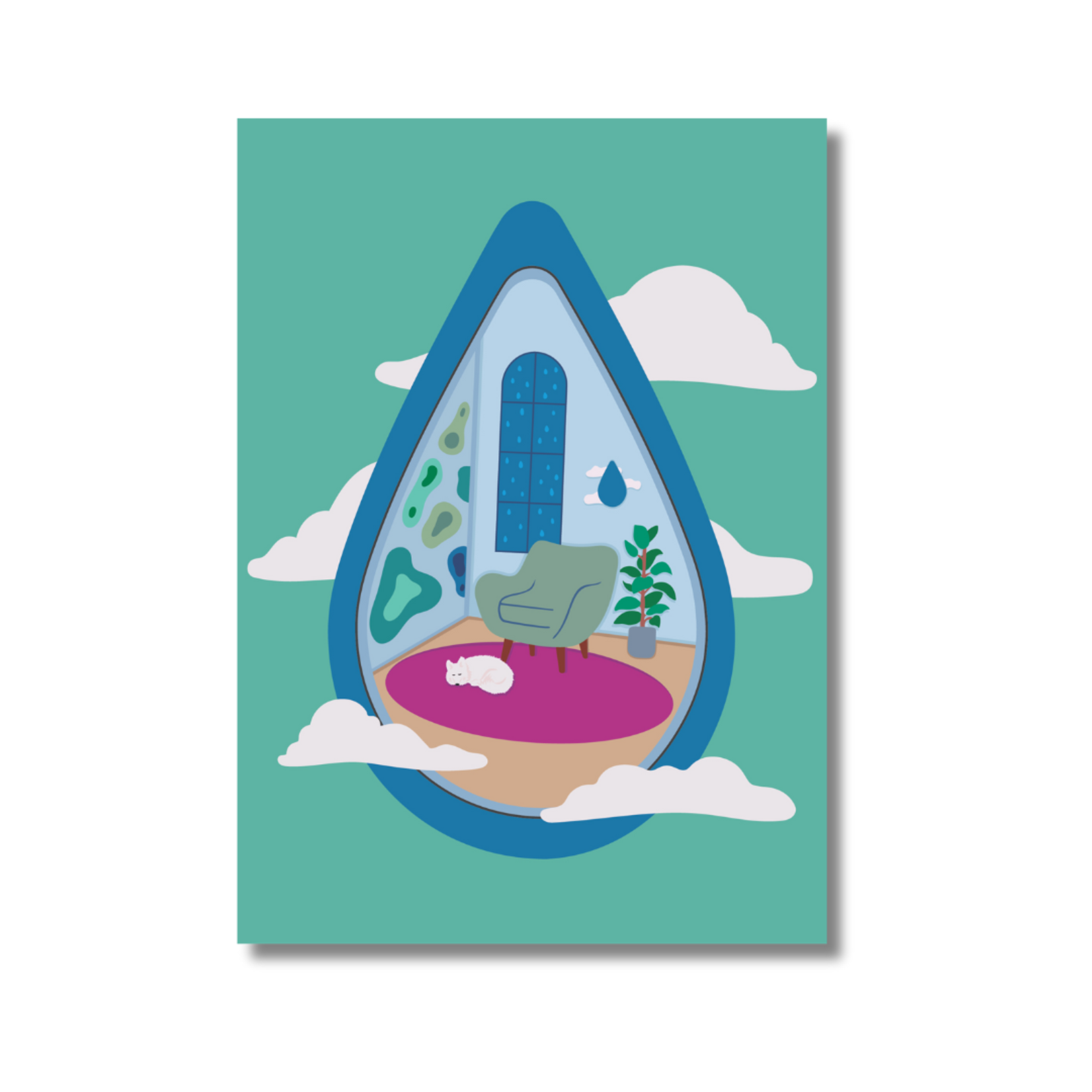 Savannah Magnolia Savannah Magnolia's "A Place to Spend Some Time With You" 5" x 7" Print