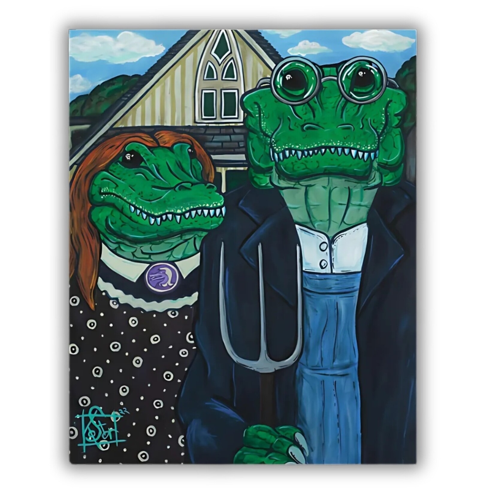 Kostar Kustoms Kostar Kustoms' "FL Gothic" 8" x 10" Art Print