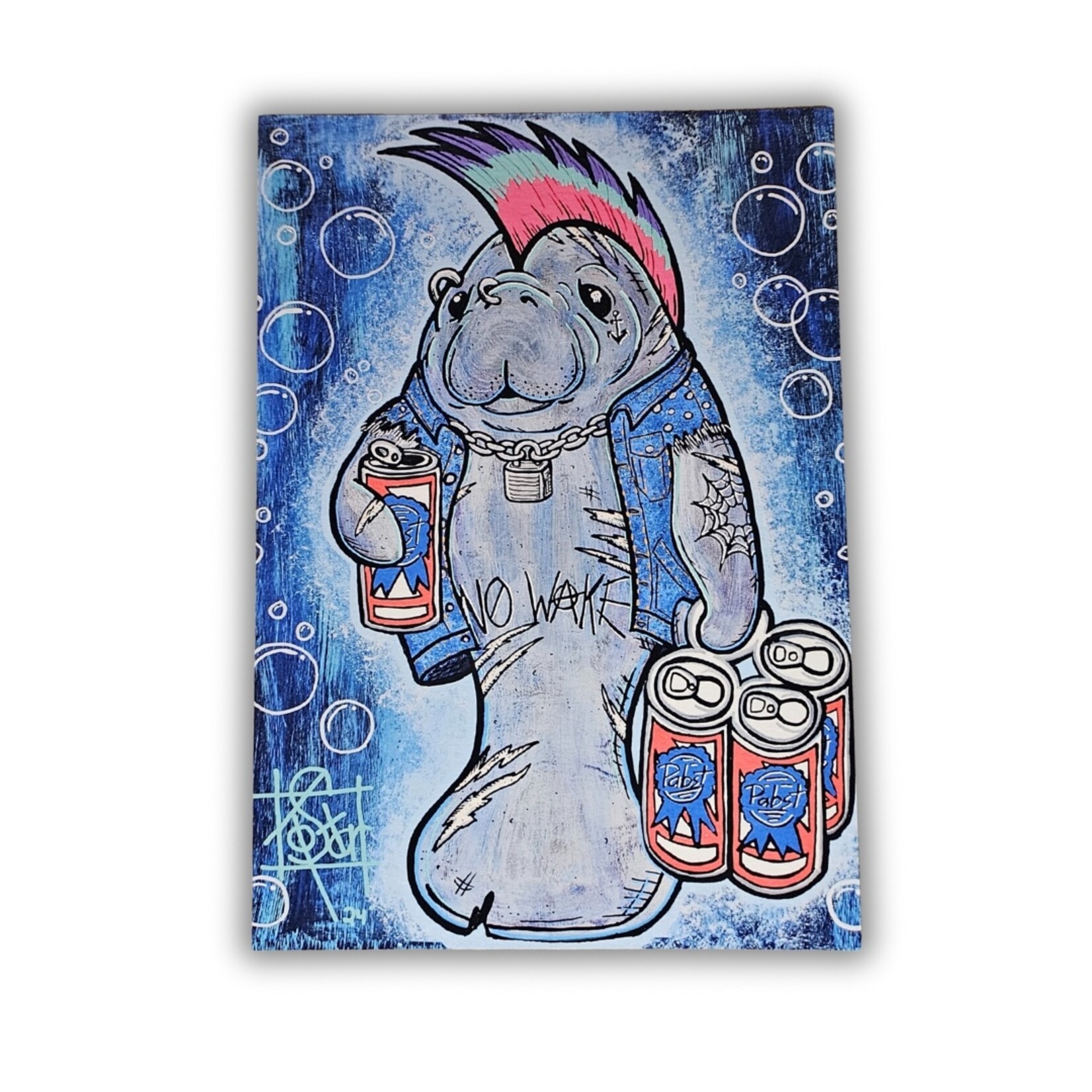 Kostar Kustoms Kostar Kustoms' "River Hooligan" 5" x 7" Art Print