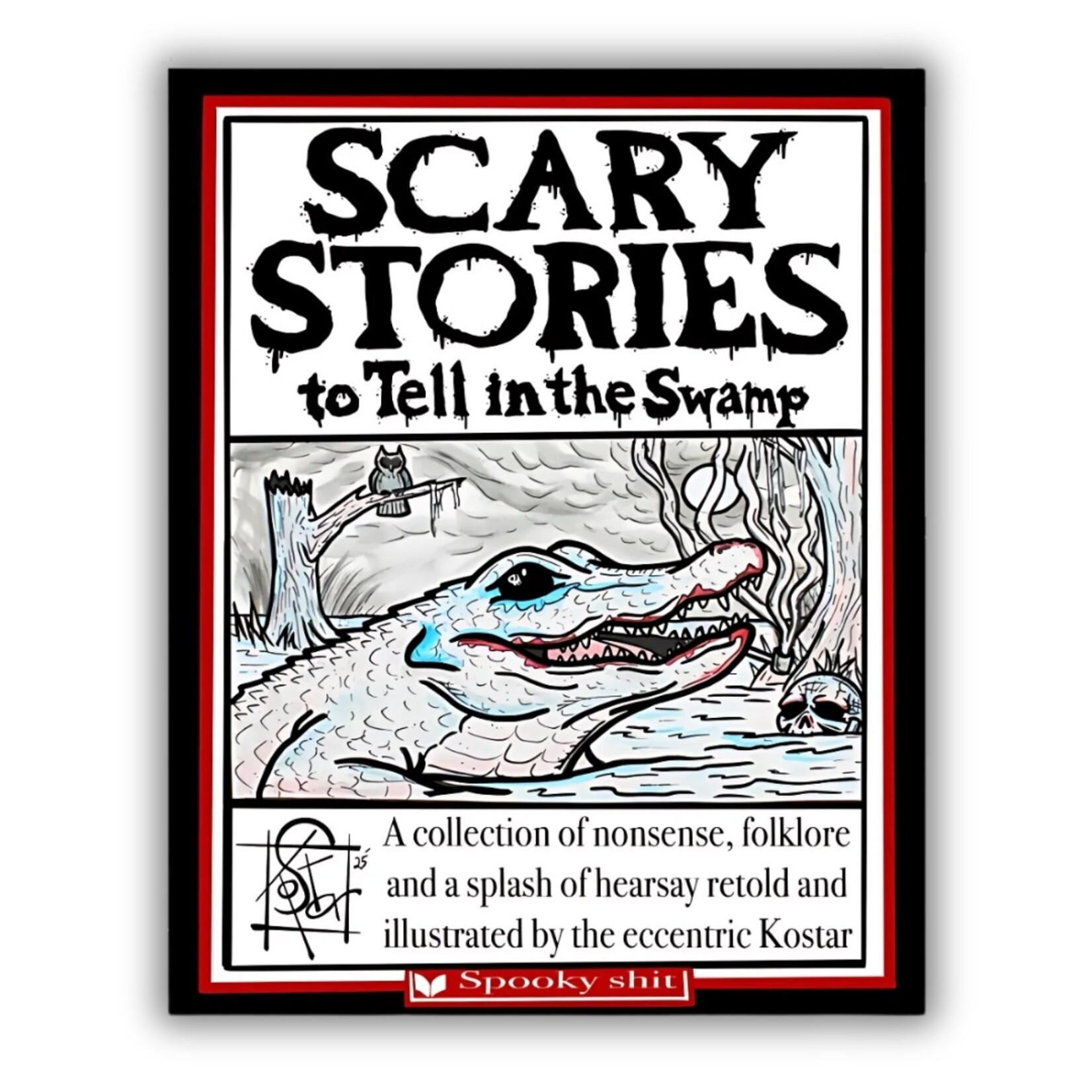 Kostar Kustoms Kostar Kustoms' "Scary Stories to Tell in the Swamp" 8" x 10" Art Print