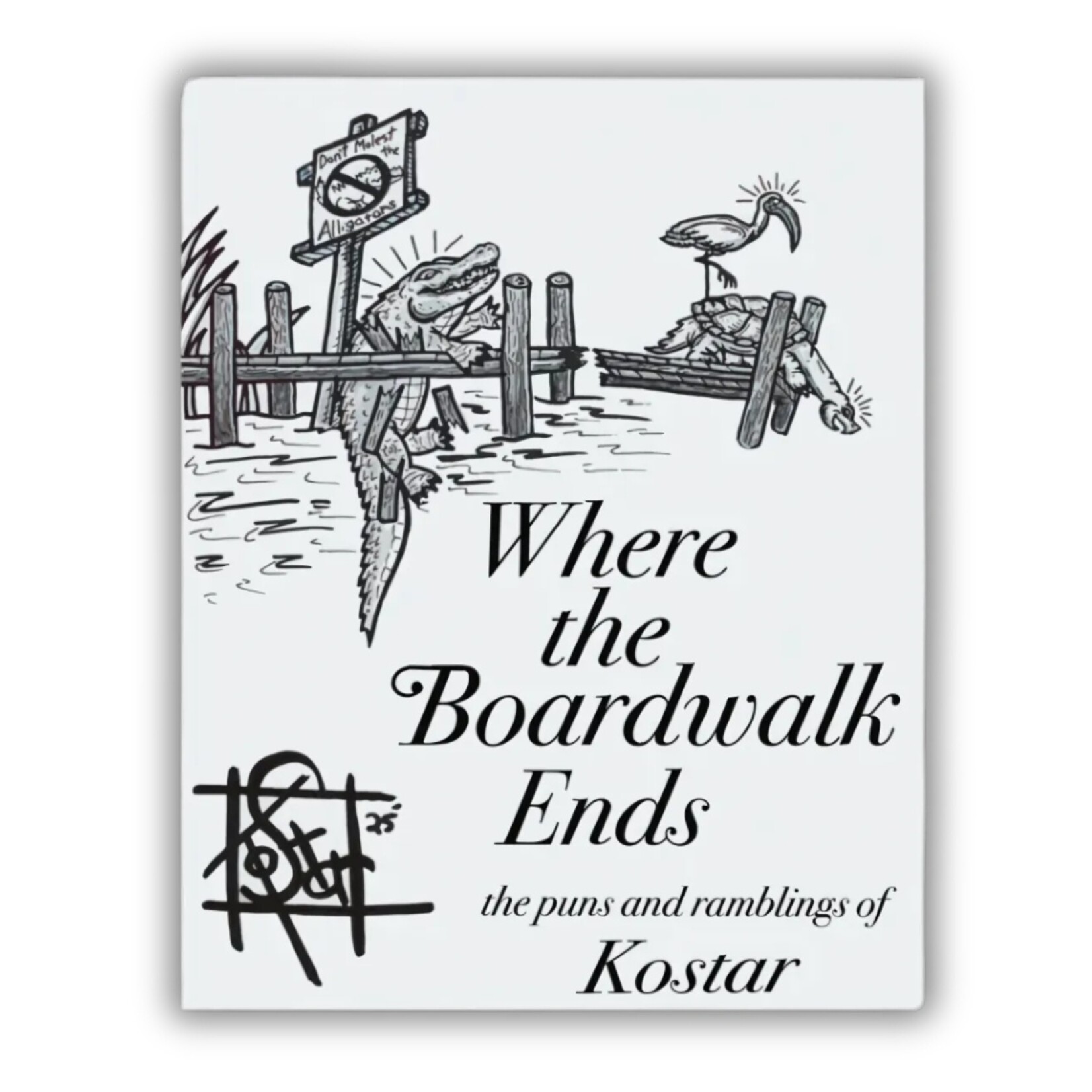 Kostar Kustoms Kostar Kustoms' "Where the Boardwalk Ends" 8" x 10" Art Print