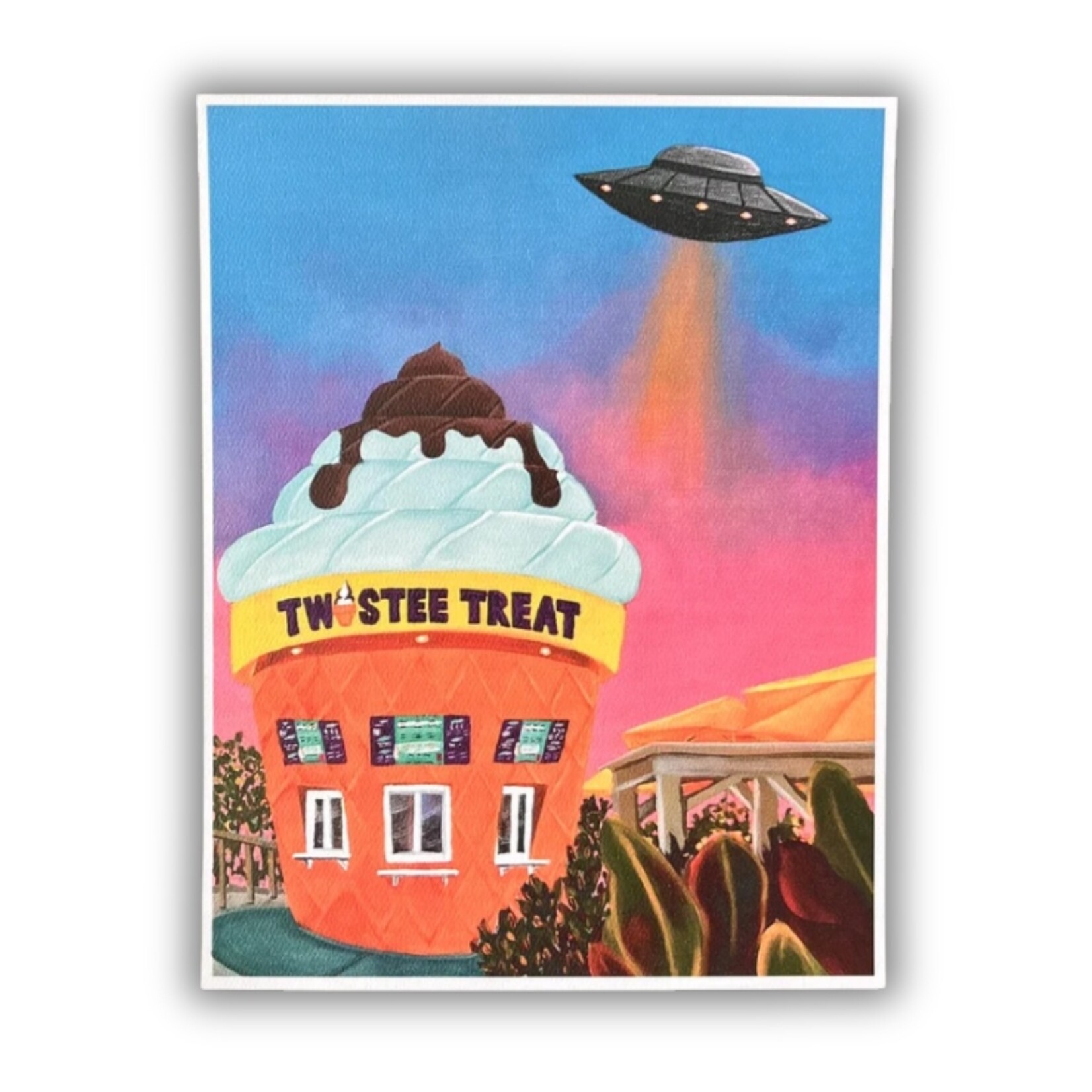 Kayla Heintz Kayla Heintz's “Twistee Treat UFO” 8" x 10" Art Print