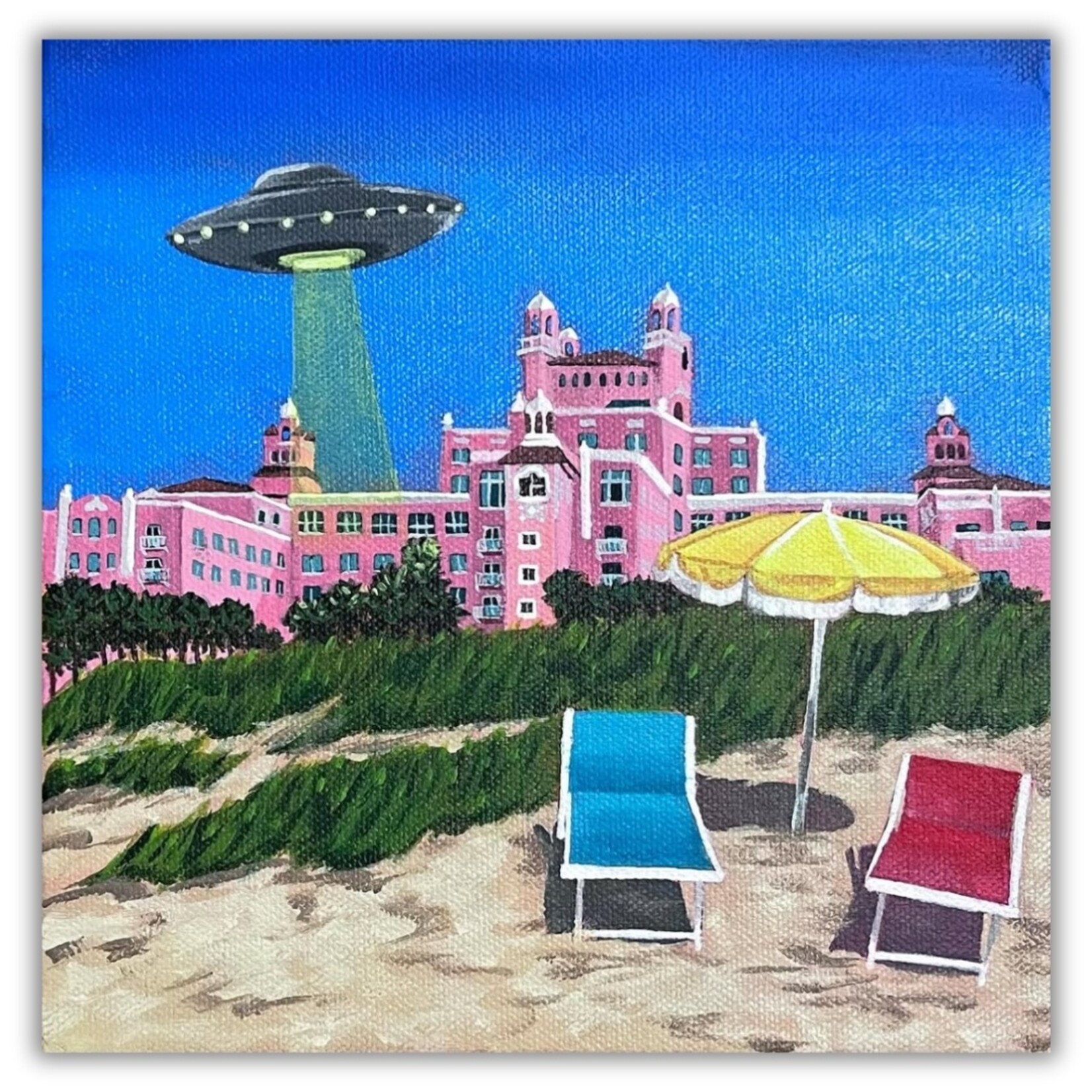 Kayla Heintz Kayla Heintz's "Don Cesar UFO" 8" x 8" Print