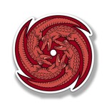 Gator Hurricane Sticker (4")