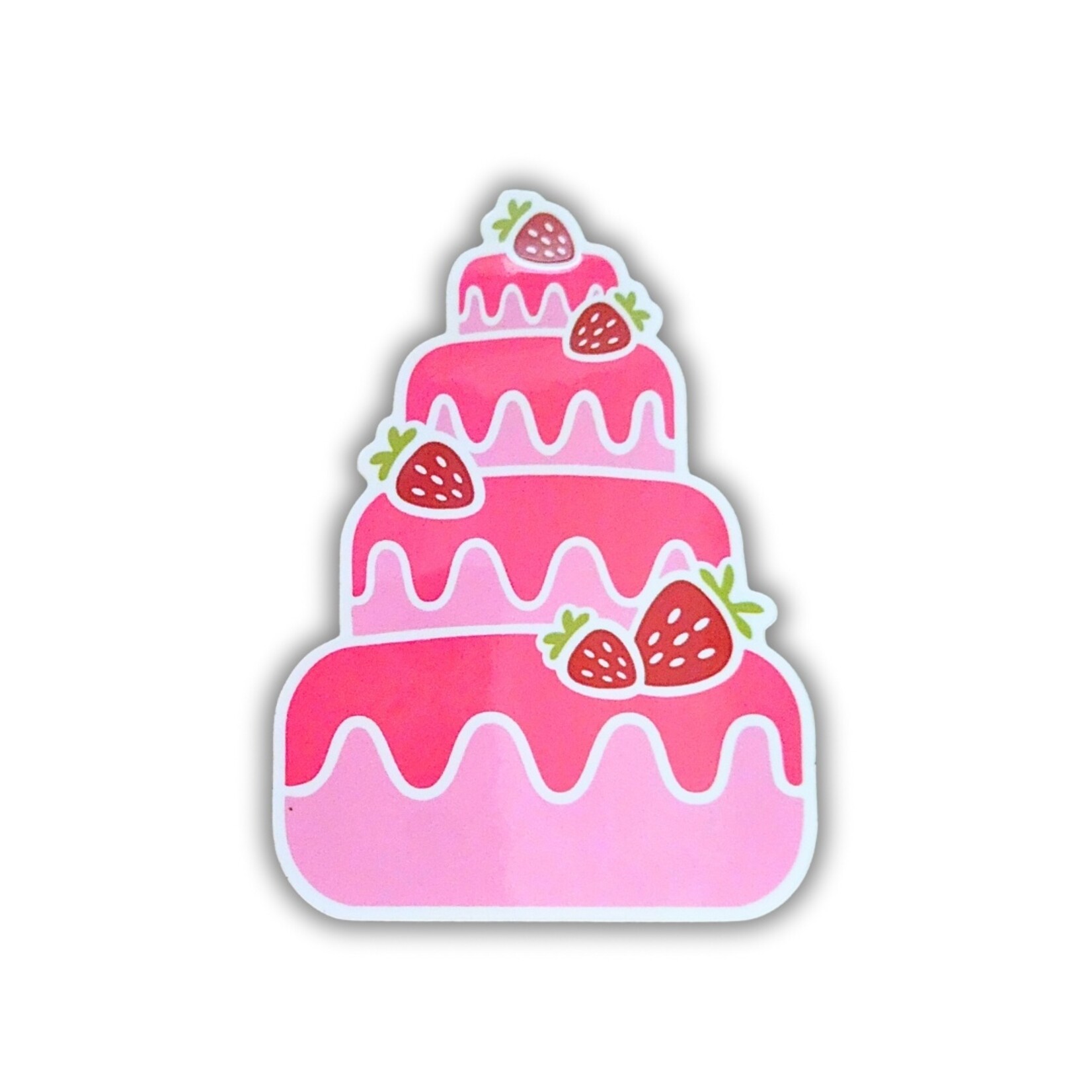 FloridaRAMA Strawberry Cake Sticker (3")