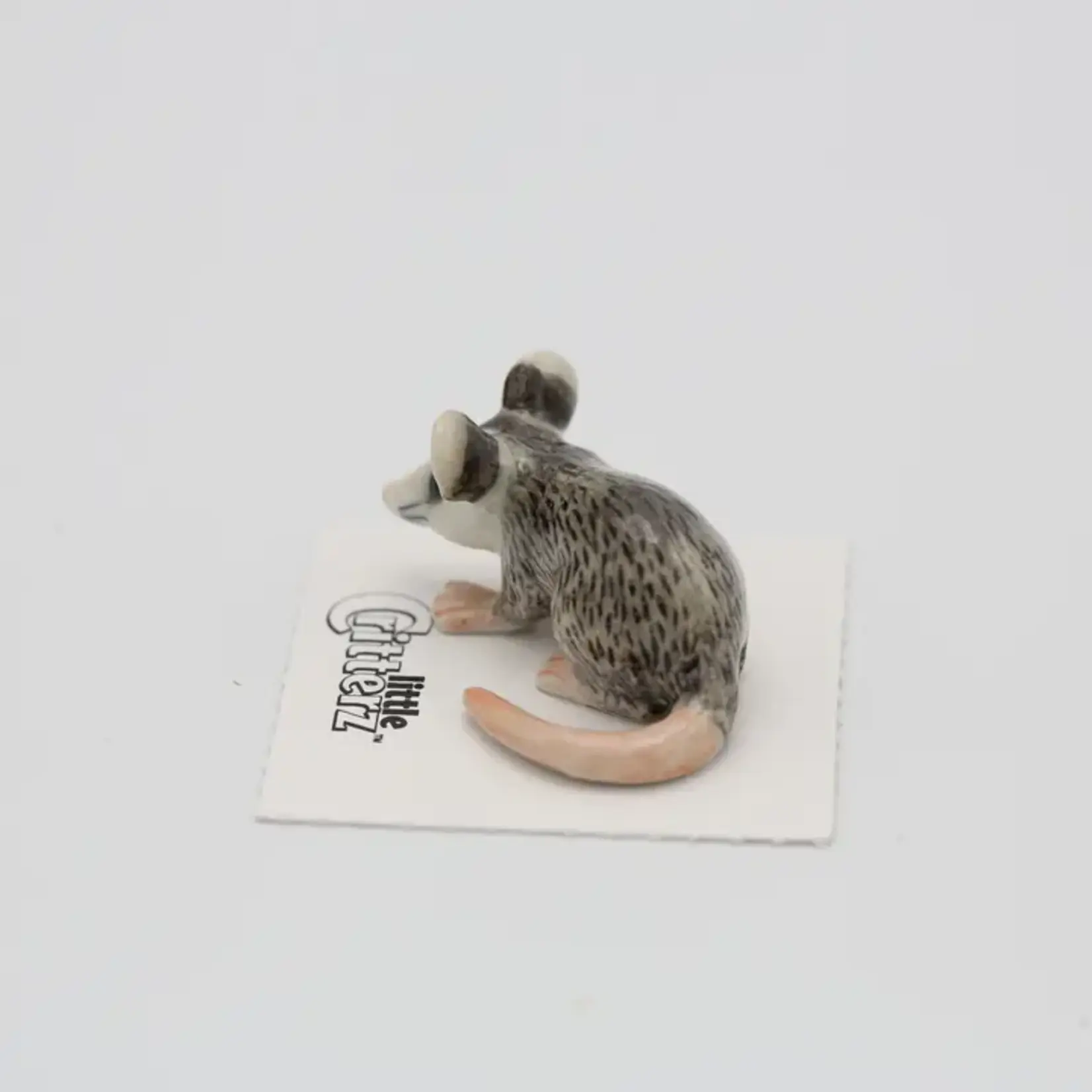 Opossum Porcelain Miniature (2")