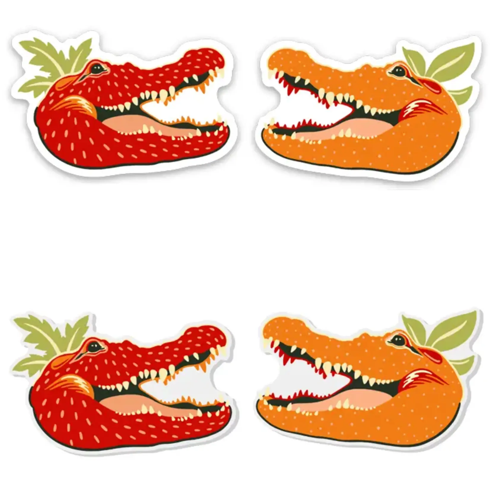 Gator Magnet & Sticker Set (2")