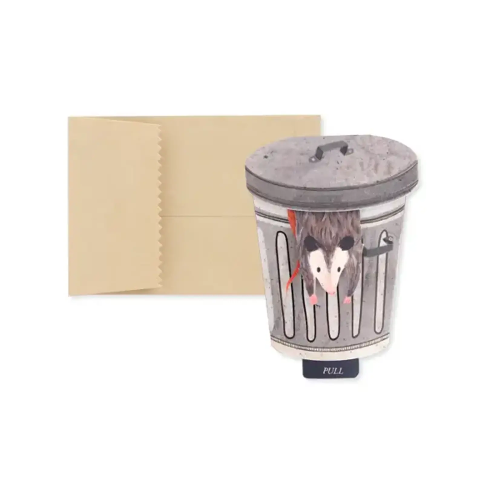 Trash Possum Pop-up Card