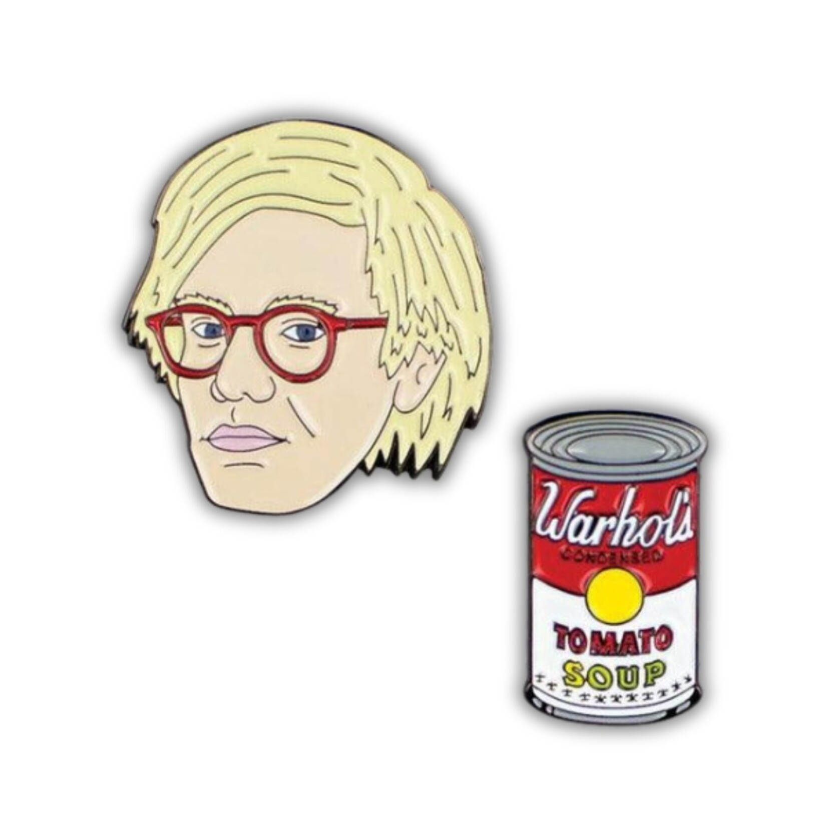 Warhol & Soup Pin Set (1.25")