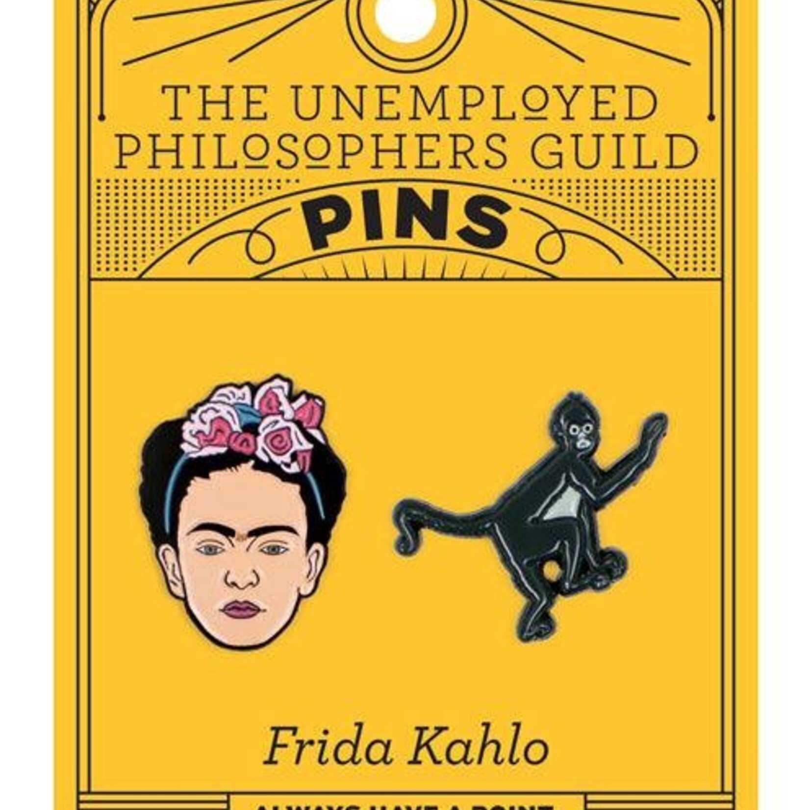 Frida & Monkey Pin Set (1.25")