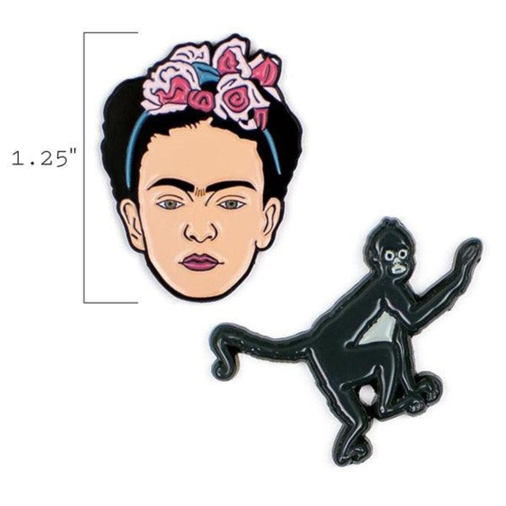 Frida & Monkey Pin Set (1.25")