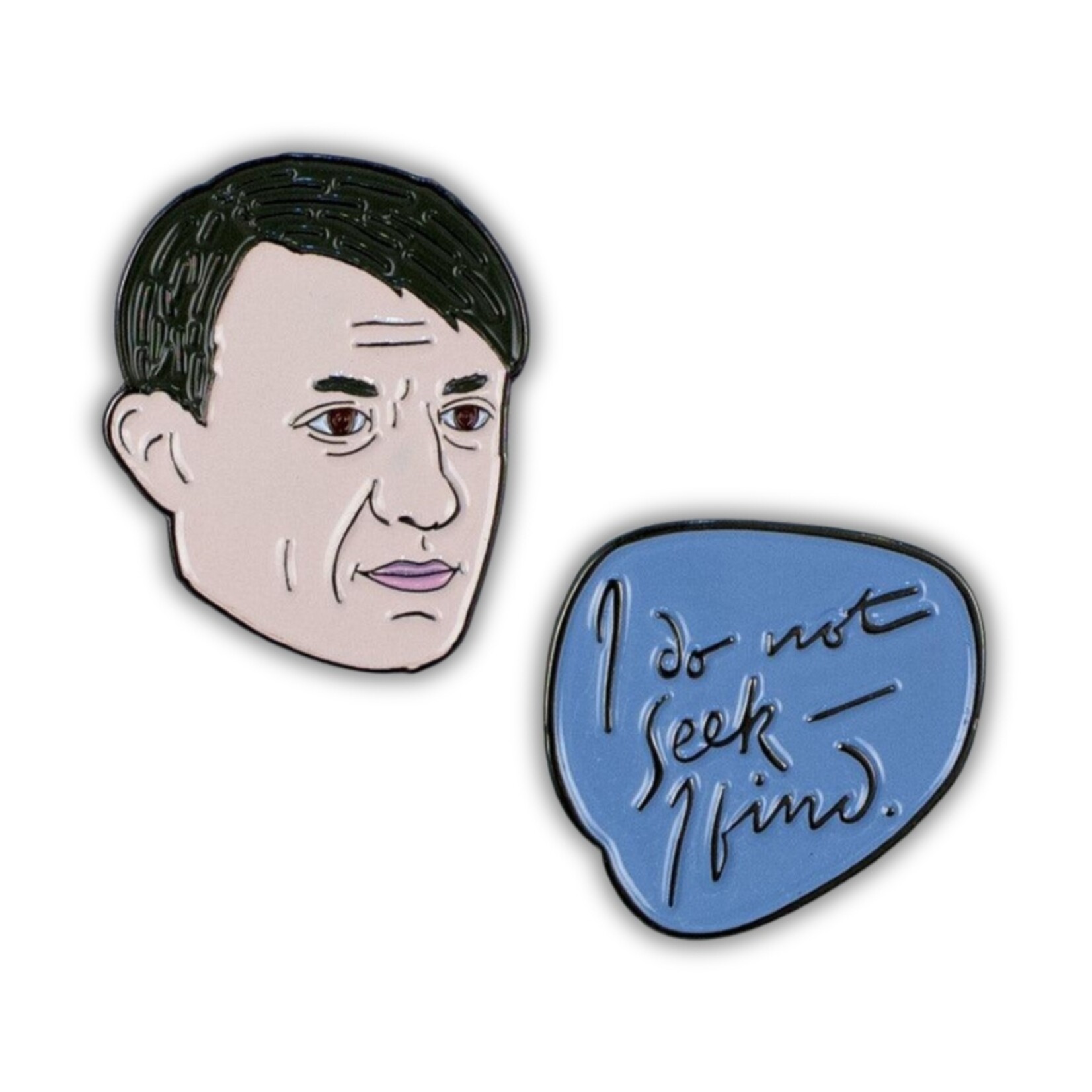 Picasso & Quote Pin Set (1.25")