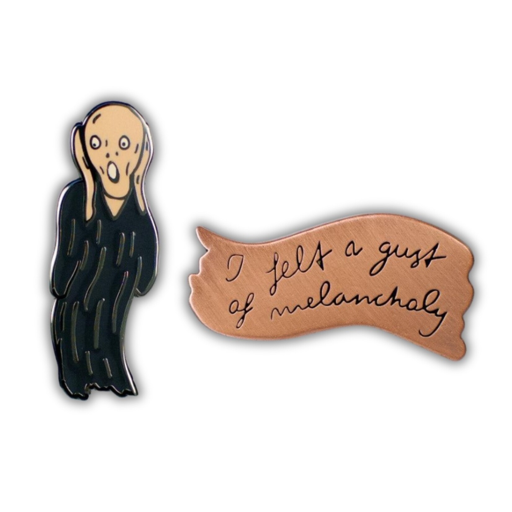 Scream & Melancholy Pin Set (1.5")