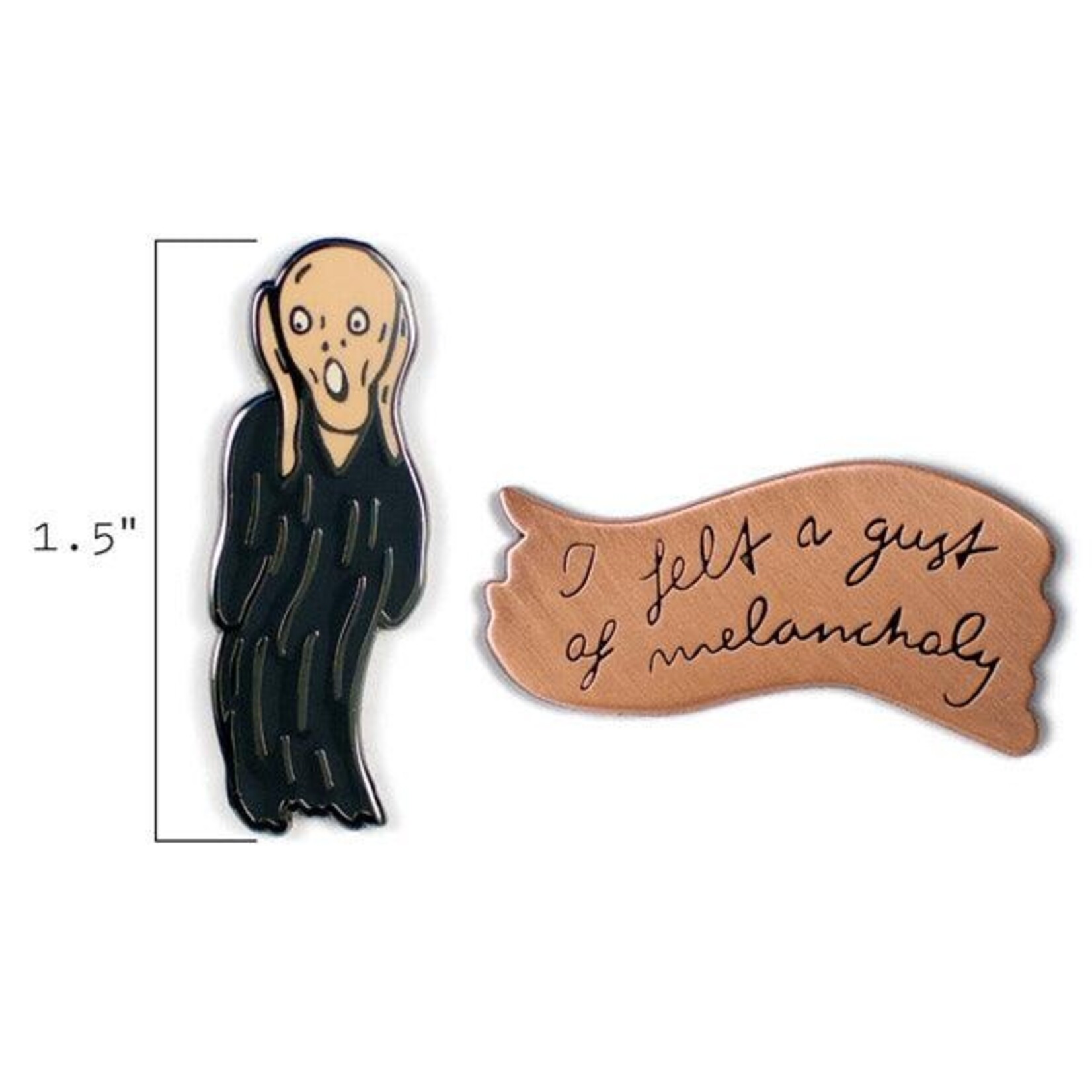 Scream & Melancholy Pin Set (1.5")