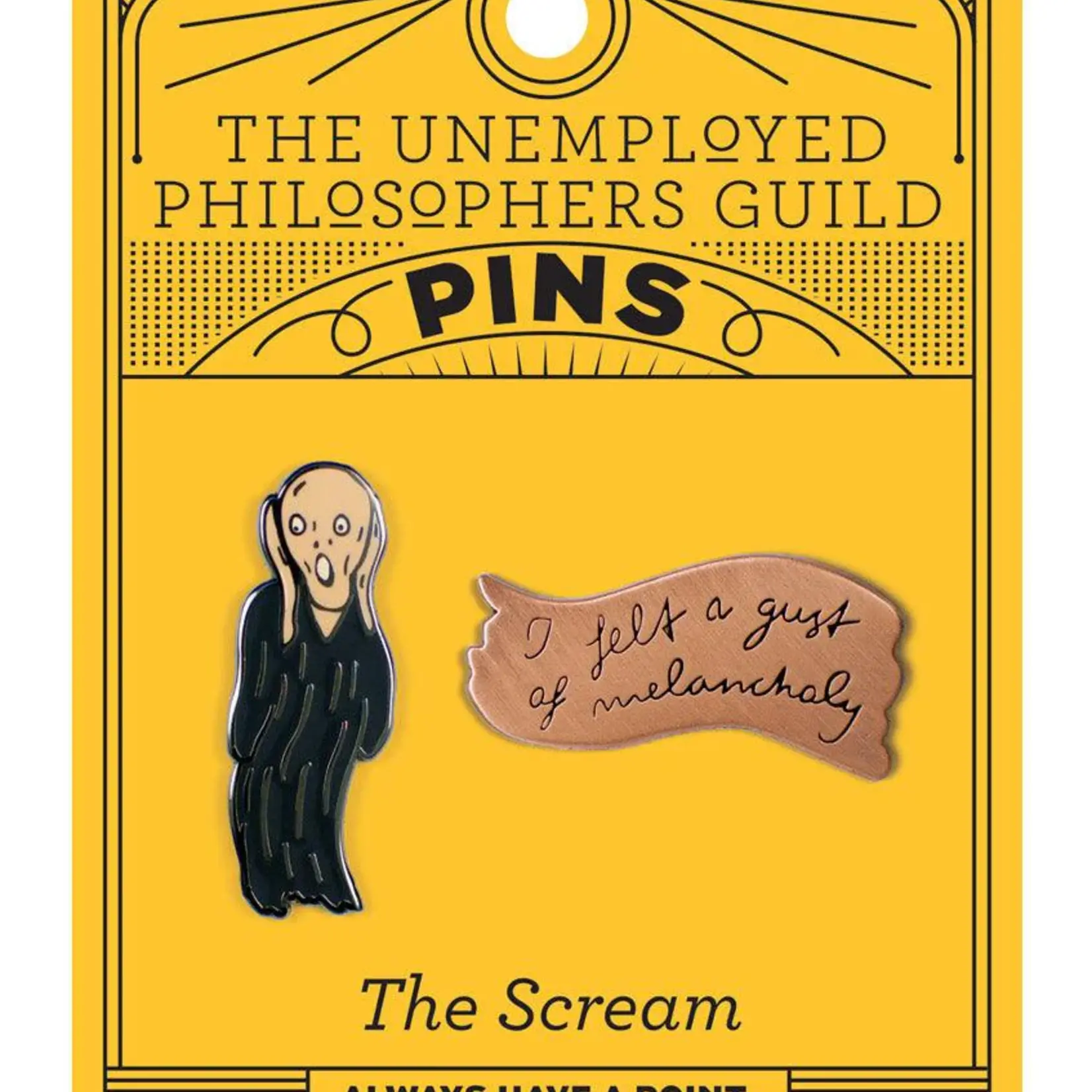Scream & Melancholy Pin Set (1.5")