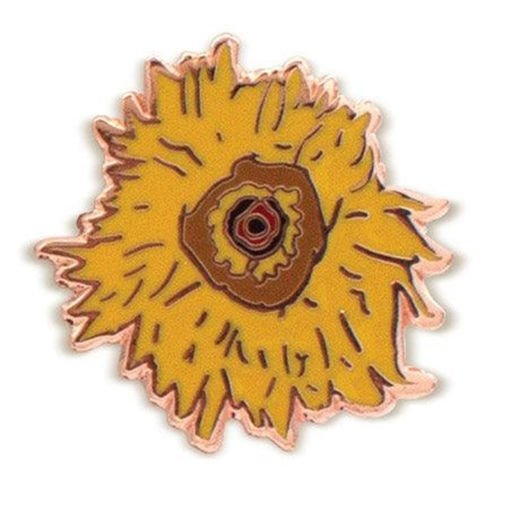 Van Gogh & Sunflower Pin Set (1.25")