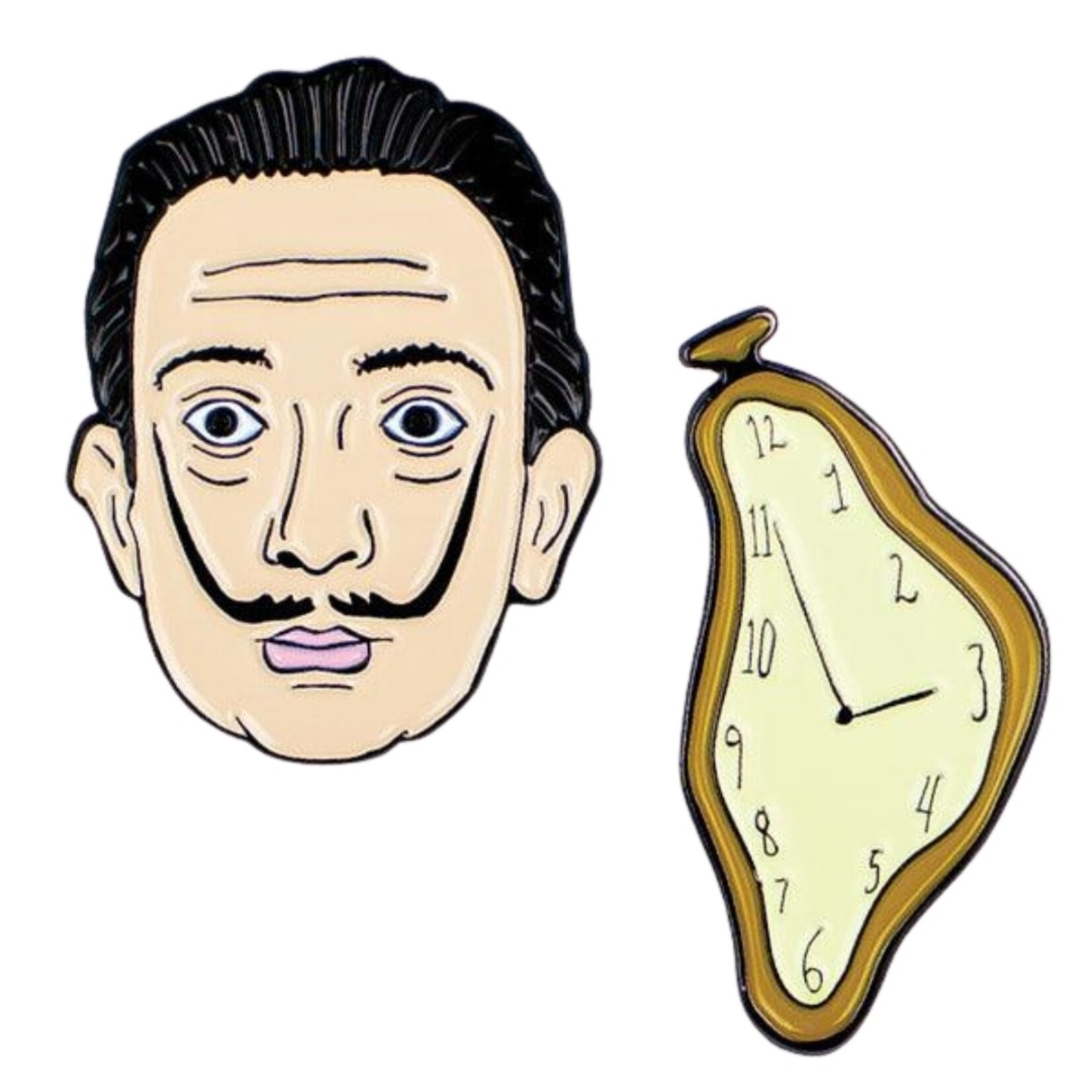 Dali & Watch Pin Set (1.25")