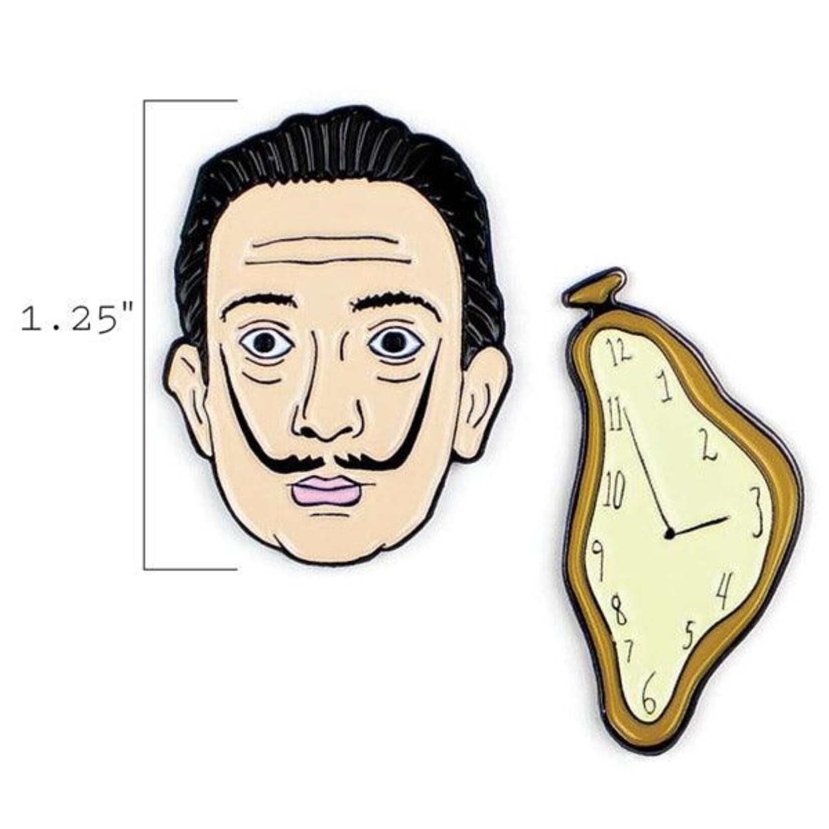 Dali & Watch Pin Set (1.25")