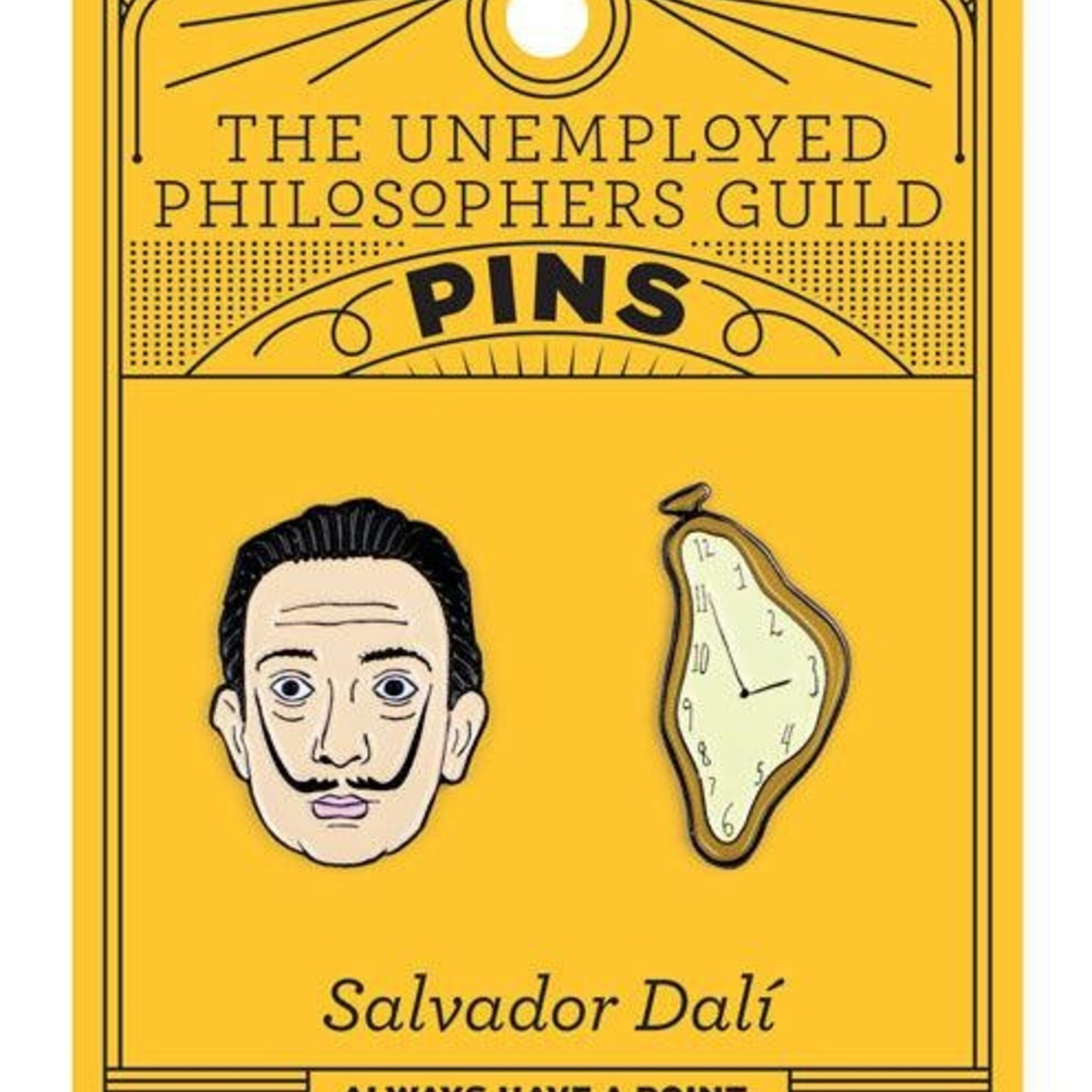 Dali & Watch Pin Set (1.25")