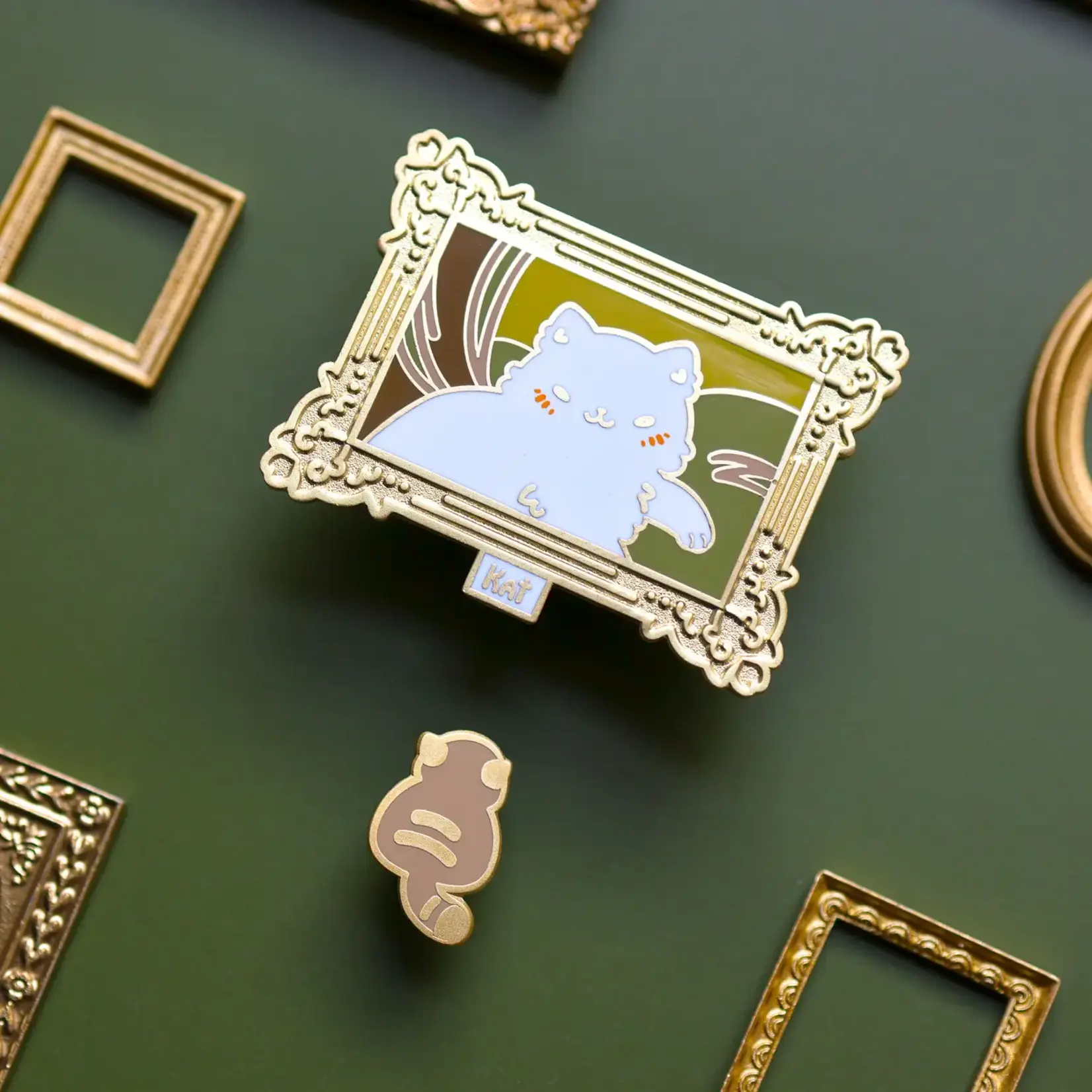 Meowster Piece Pin Set