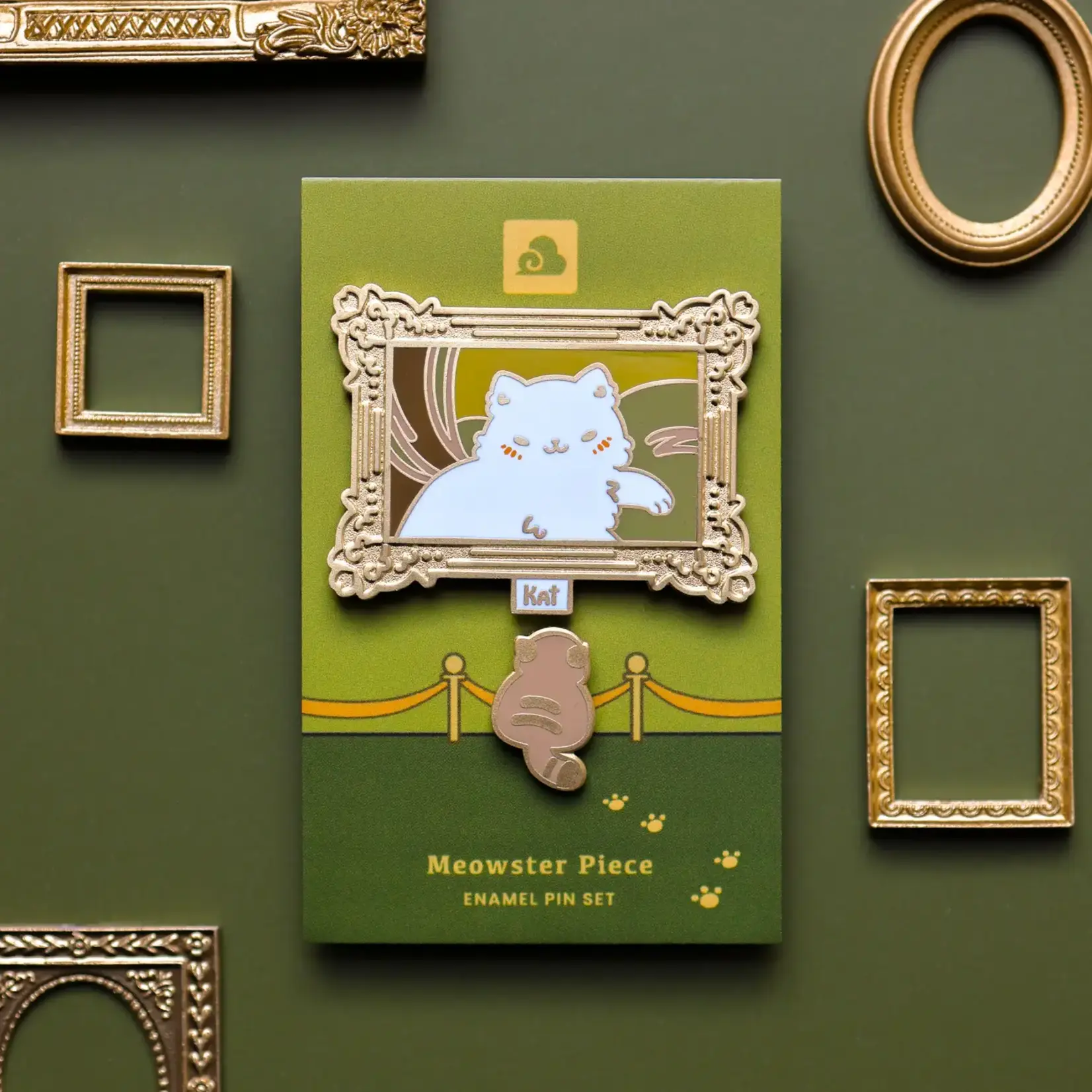 Meowster Piece Pin Set